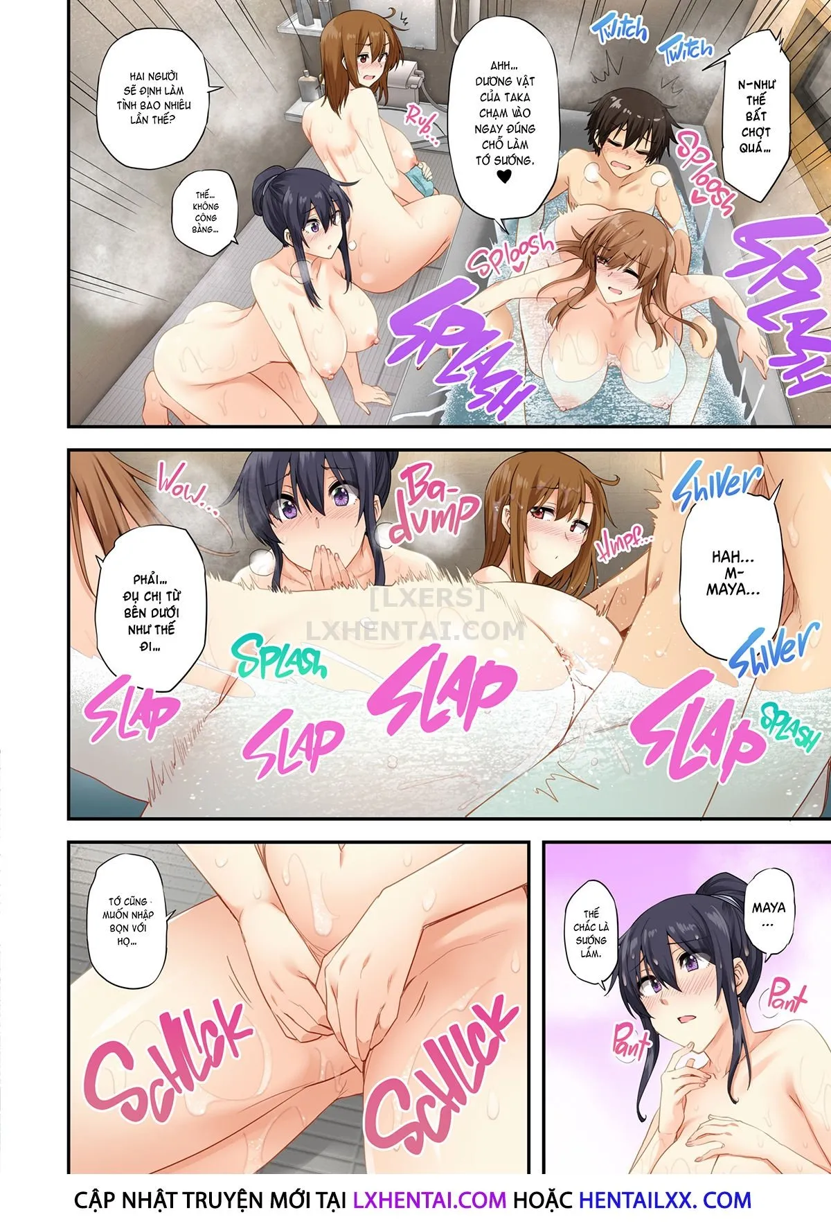 HentaiVN.net - Ảnh 18 - Onee-chan no Wasuremono o Todoke ni Kita Hazu nanoni [3 vs 1 Volleyball Match] - Chap 2 - Home Game