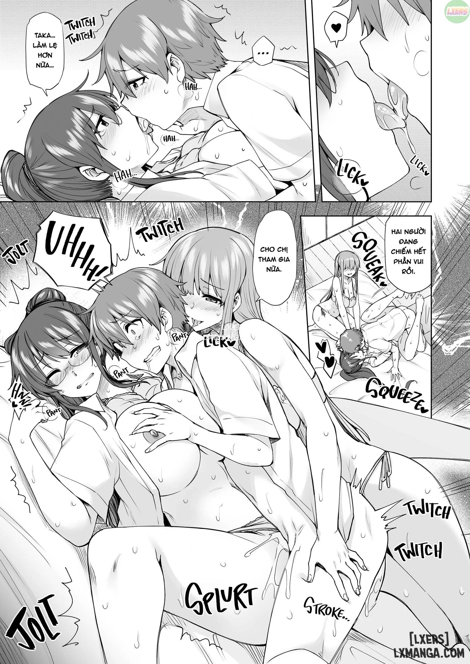 HentaiVN.net - Ảnh 19 - Onee-chan no Wasuremono o Todoke ni Kita Hazu nanoni [3 vs 1 Volleyball Match] - Chapter 3