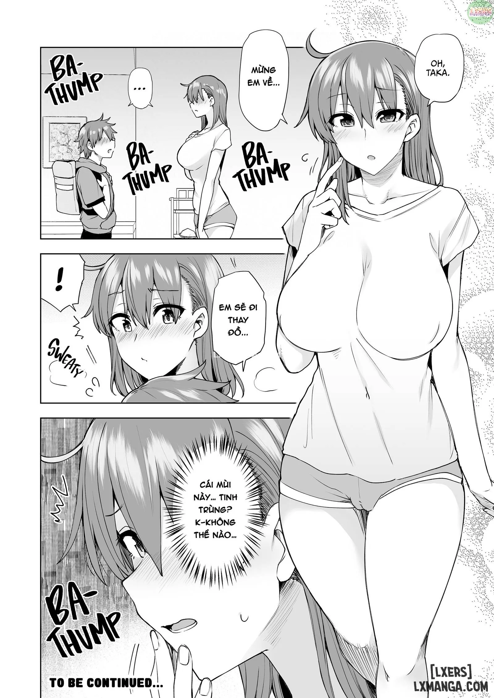 HentaiVN.net - Ảnh 46 - Onee-chan no Wasuremono o Todoke ni Kita Hazu nanoni [3 vs 1 Volleyball Match] - Chapter 3