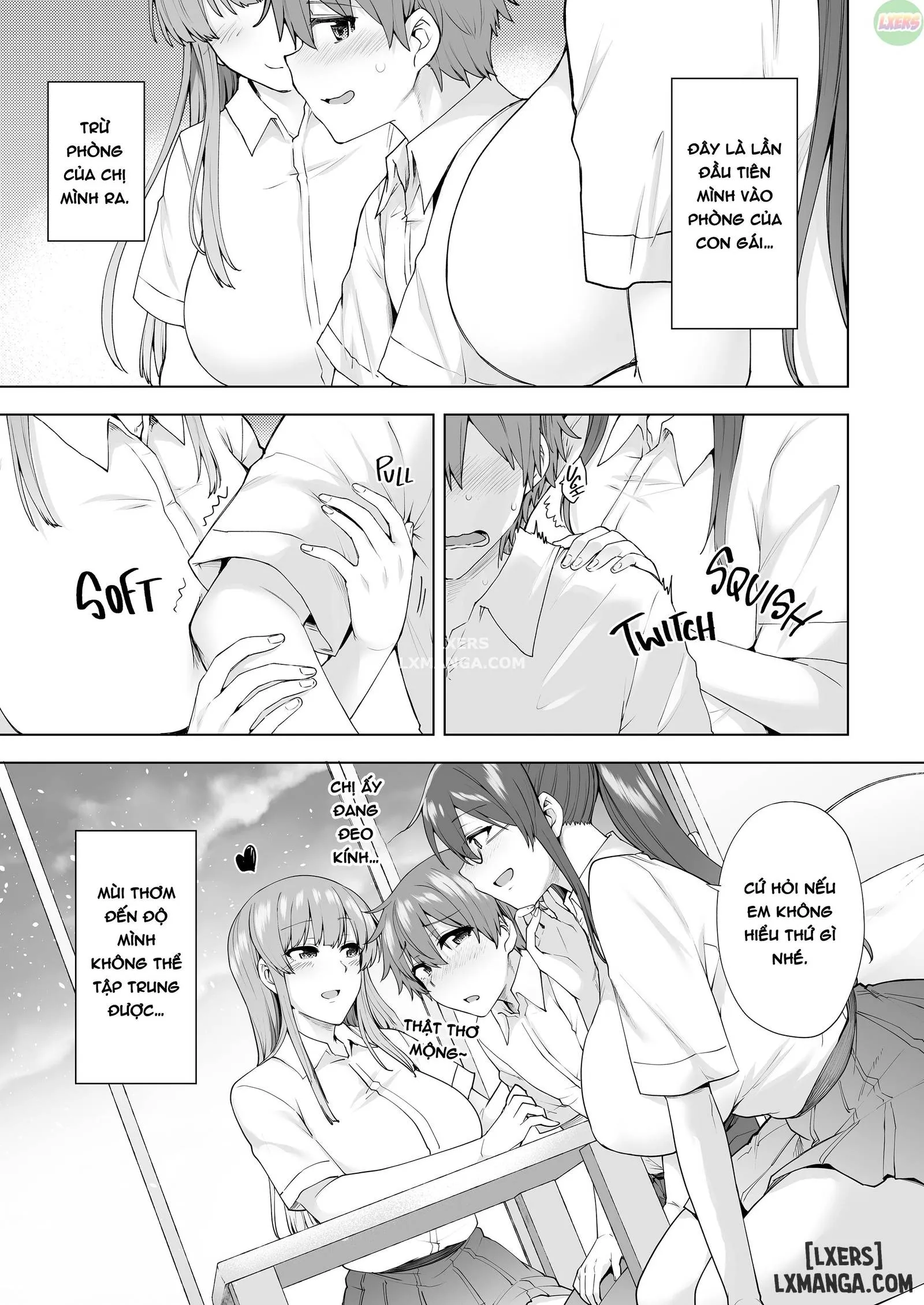 HentaiVN.net - Ảnh 3 - Onee-chan no Wasuremono o Todoke ni Kita Hazu nanoni [3 vs 1 Volleyball Match] - Chapter 3