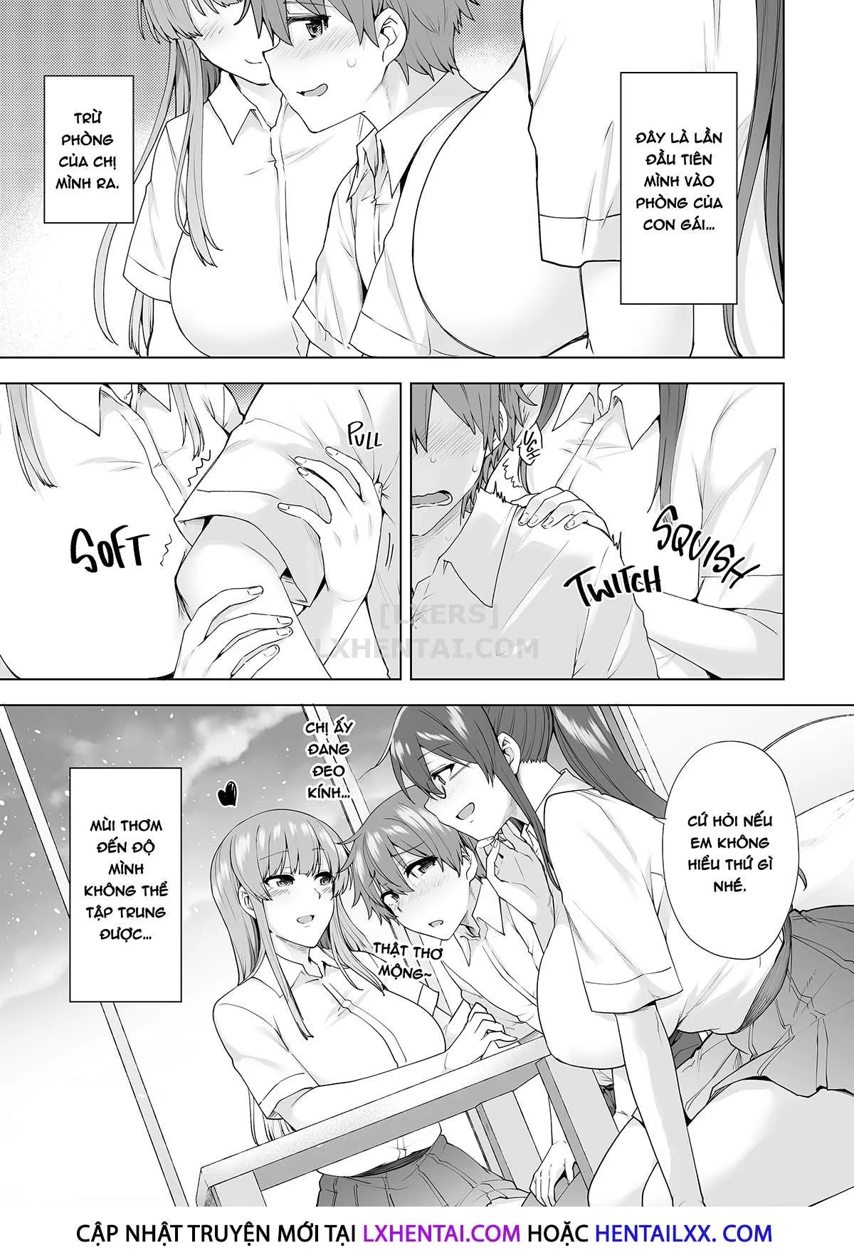 HentaiVN.net - Ảnh 8 - Onee-chan no Wasuremono o Todoke ni Kita Hazu nanoni [3 vs 1 Volleyball Match] - Chap 3 - Away Game