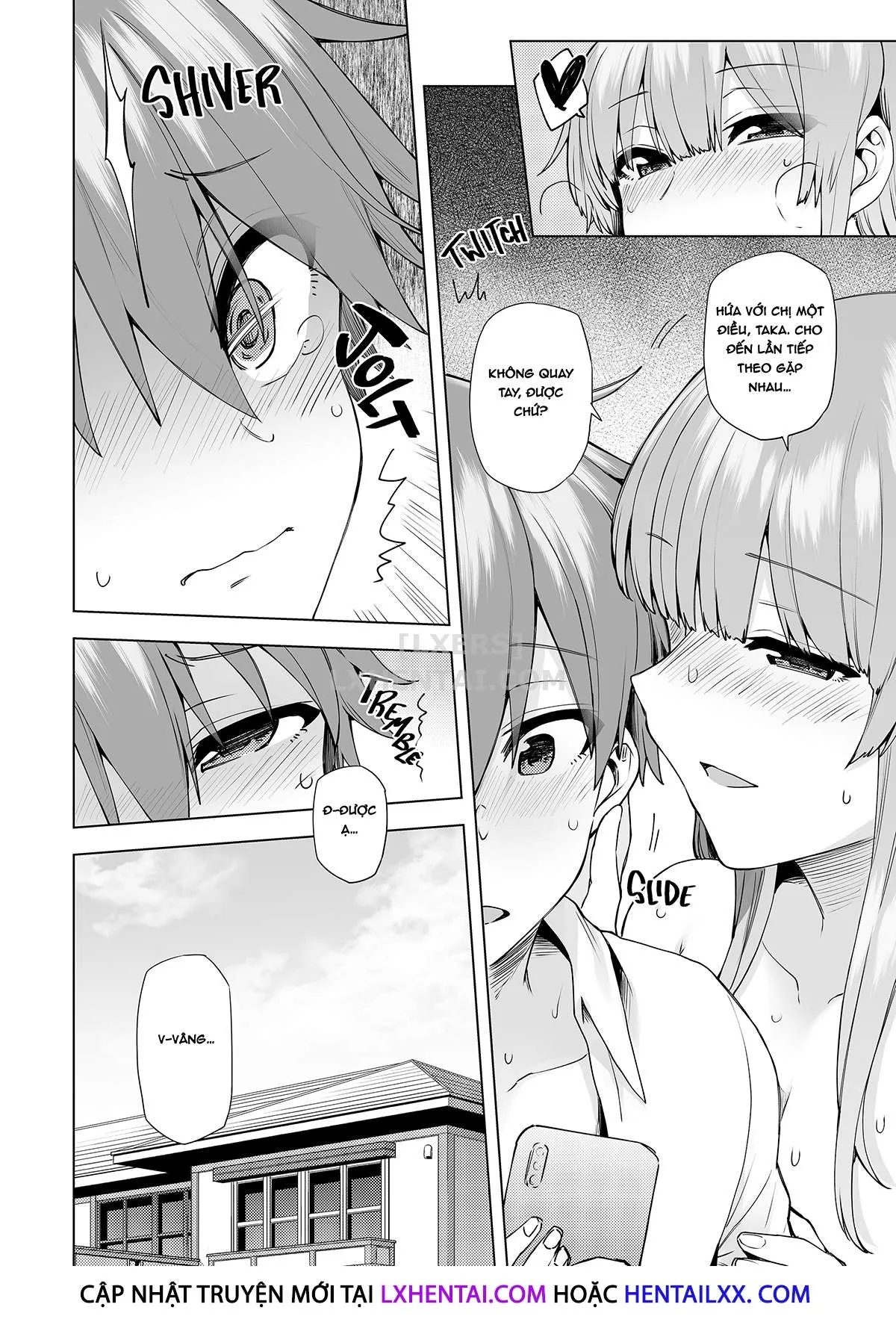 HentaiVN.net - Ảnh 34 - Onee-chan no Wasuremono o Todoke ni Kita Hazu nanoni [3 vs 1 Volleyball Match] - Chap 3 - Away Game