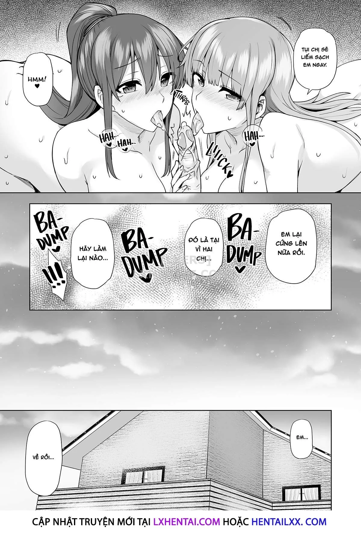 HentaiVN.net - Ảnh 49 - Onee-chan no Wasuremono o Todoke ni Kita Hazu nanoni [3 vs 1 Volleyball Match] - Chap 3 - Away Game