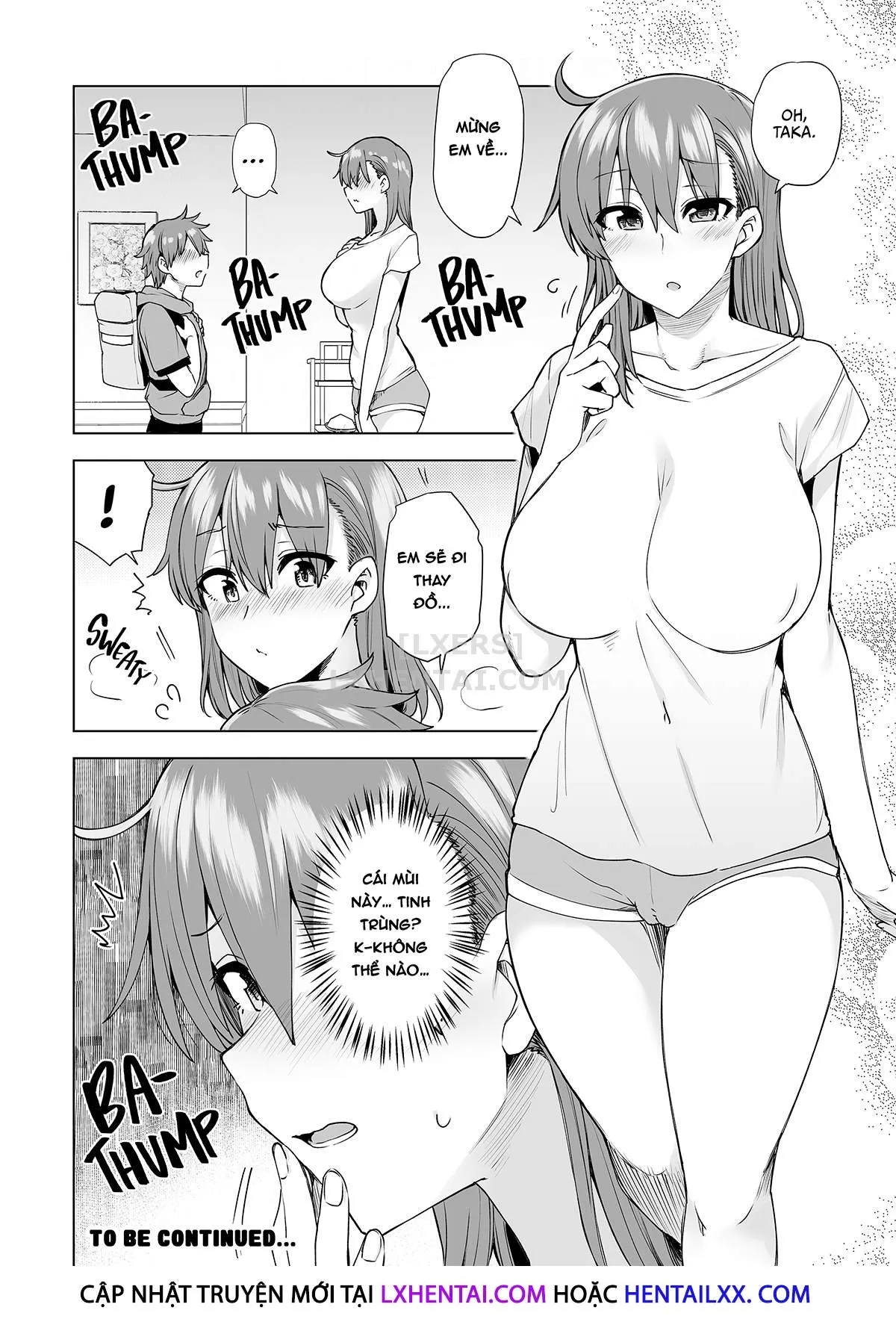 HentaiVN.net - Ảnh 50 - Onee-chan no Wasuremono o Todoke ni Kita Hazu nanoni [3 vs 1 Volleyball Match] - Chap 3 - Away Game