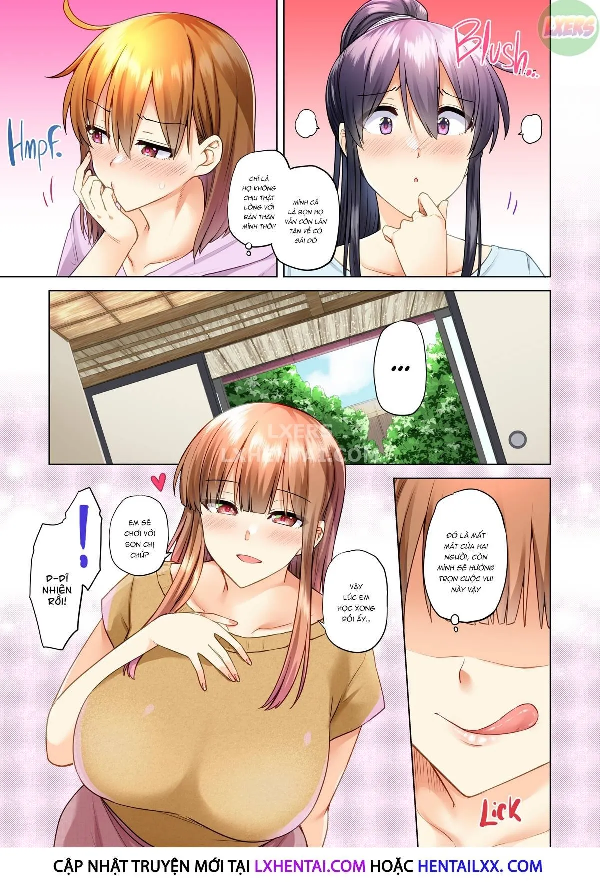HentaiVN.net - Ảnh 13 - Onee-chan no Wasuremono o Todoke ni Kita Hazu nanoni [3 vs 1 Volleyball Match] - Chap 4