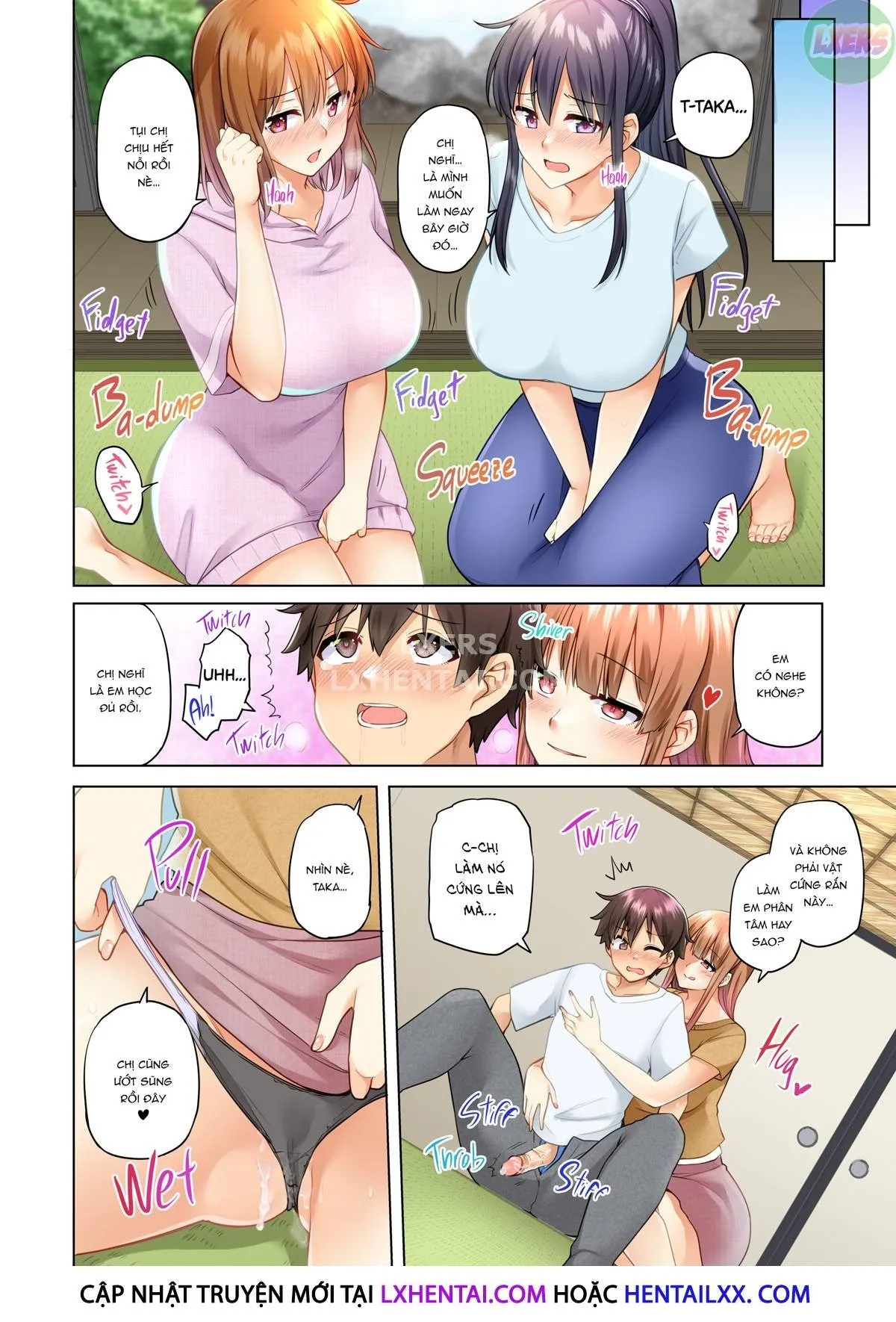 HentaiVN.net - Ảnh 16 - Onee-chan no Wasuremono o Todoke ni Kita Hazu nanoni [3 vs 1 Volleyball Match] - Chap 4