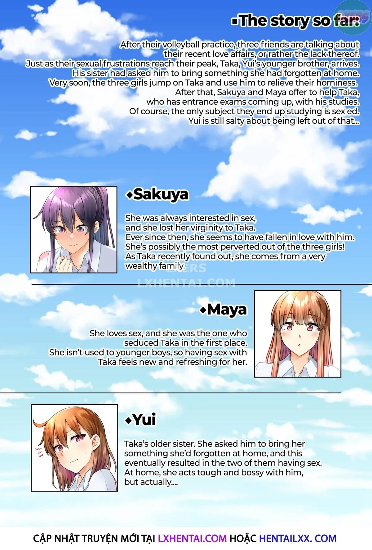 HentaiVN.net - Ảnh 6 - Onee-chan no Wasuremono o Todoke ni Kita Hazu nanoni [3 vs 1 Volleyball Match] - Chap 4