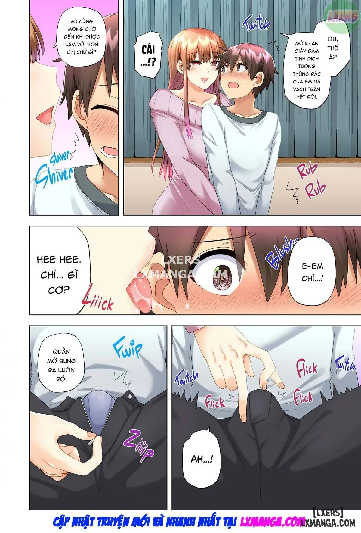 HentaiVN.net - Ảnh 12 - Onee-chan no Wasuremono o Todoke ni Kita Hazu nanoni [3 vs 1 Volleyball Match] - Chapter 5
