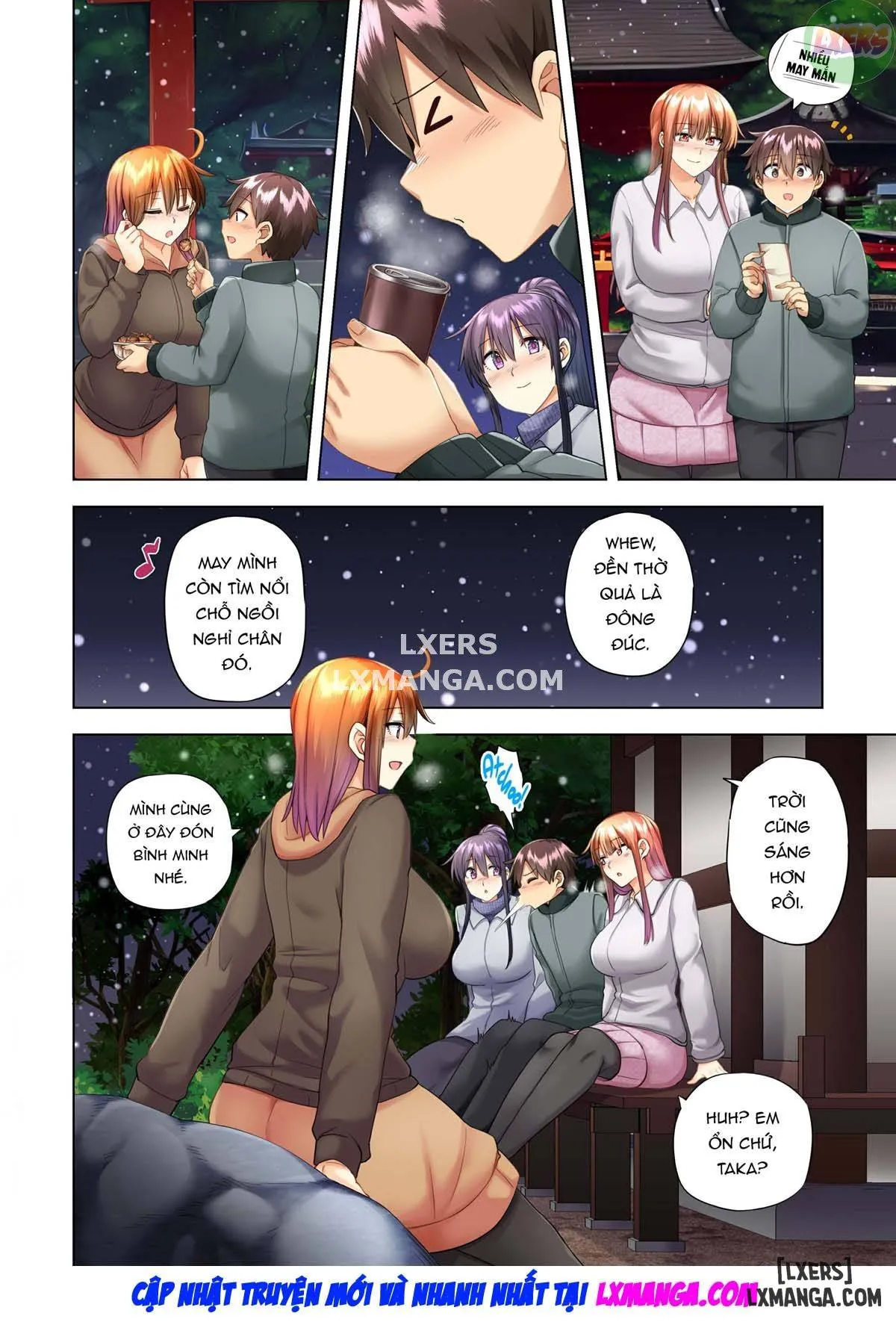 HentaiVN.net - Ảnh 36 - Onee-chan no Wasuremono o Todoke ni Kita Hazu nanoni [3 vs 1 Volleyball Match] - Chapter 5