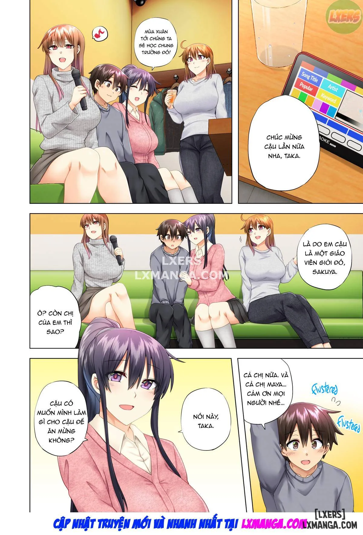 HentaiVN.net - Ảnh 10 - Onee-chan no Wasuremono o Todoke ni Kita Hazu nanoni [3 vs 1 Volleyball Match] - Chapter 6