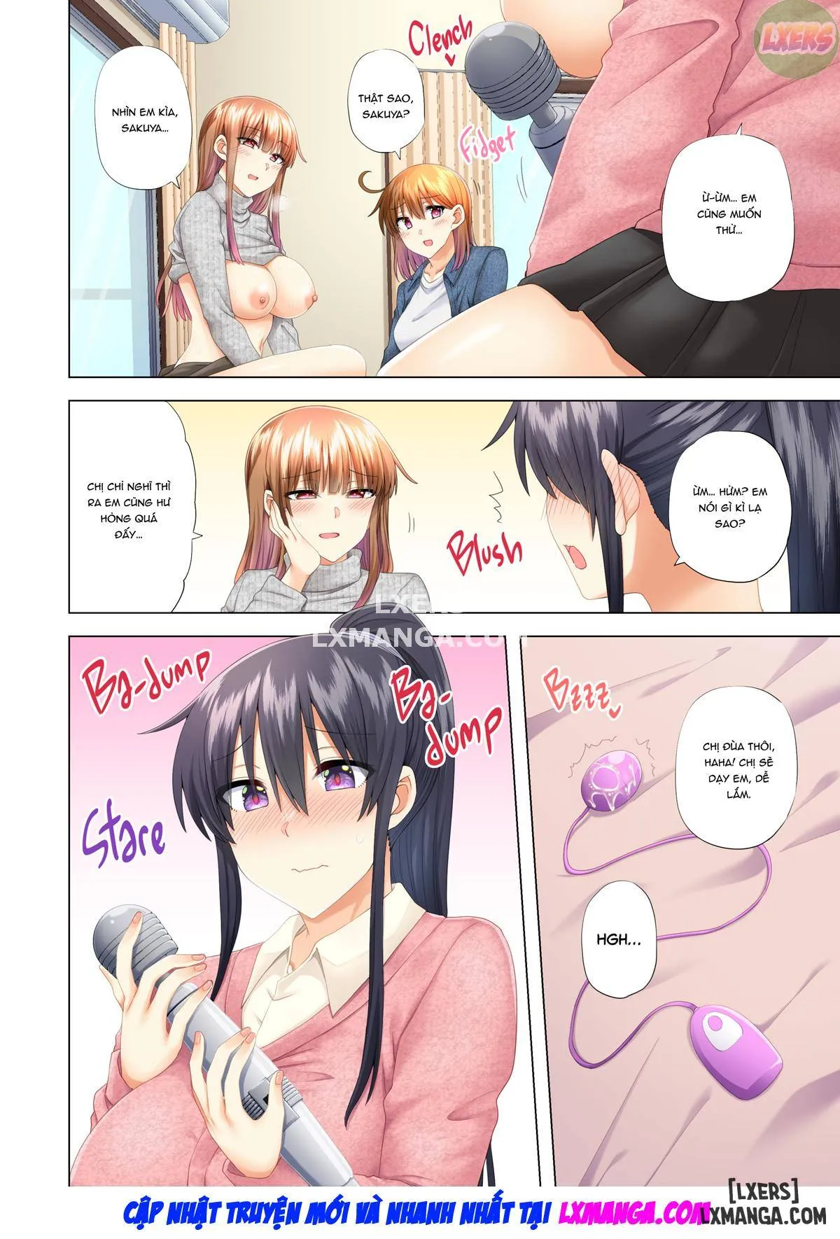 HentaiVN.net - Ảnh 28 - Onee-chan no Wasuremono o Todoke ni Kita Hazu nanoni [3 vs 1 Volleyball Match] - Chapter 6