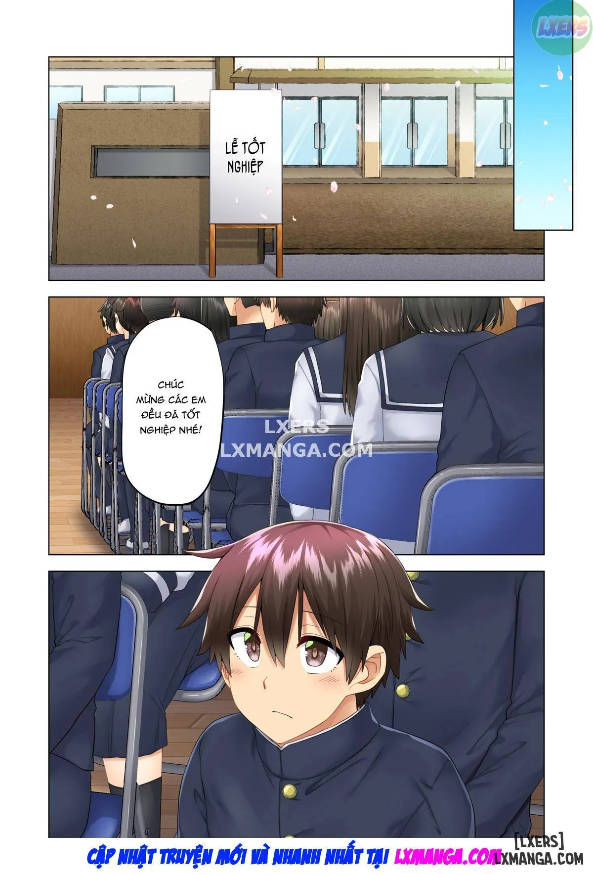 HentaiVN.net - Ảnh 7 - Onee-chan no Wasuremono o Todoke ni Kita Hazu nanoni [3 vs 1 Volleyball Match] - Chapter 6