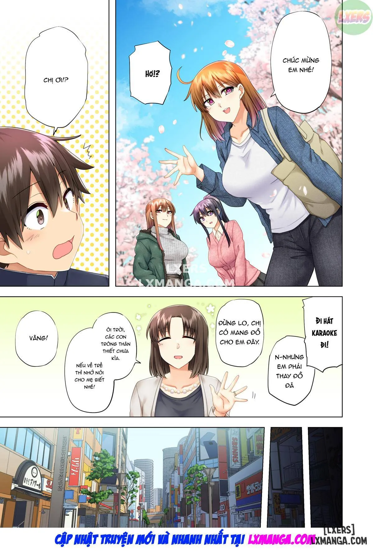 HentaiVN.net - Ảnh 9 - Onee-chan no Wasuremono o Todoke ni Kita Hazu nanoni [3 vs 1 Volleyball Match] - Chapter 6