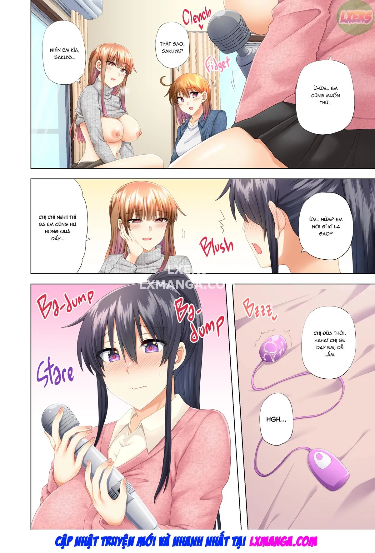 HentaiVN.net - Ảnh 28 - Onee-chan no Wasuremono o Todoke ni Kita Hazu nanoni [3 vs 1 Volleyball Match] - Chap 6