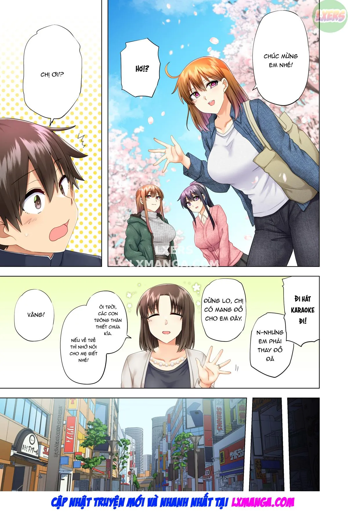 HentaiVN.net - Ảnh 9 - Onee-chan no Wasuremono o Todoke ni Kita Hazu nanoni [3 vs 1 Volleyball Match] - Chap 6