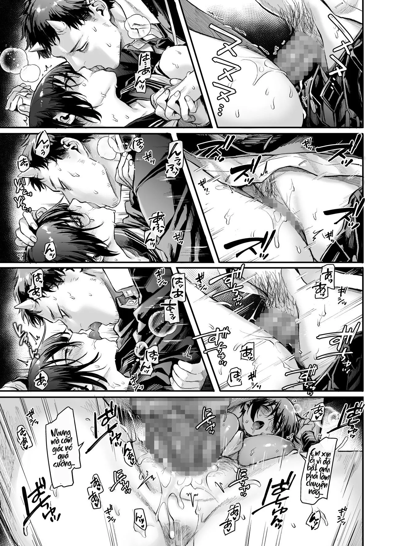 HentaiVN.net - Ảnh 24 - Vong nữ trong nhà vệ sinh và anh nhân viên vong linh shop [Toile No Jimiko To Omukae No Gokusotsu] - 1 bắn nổ cặc