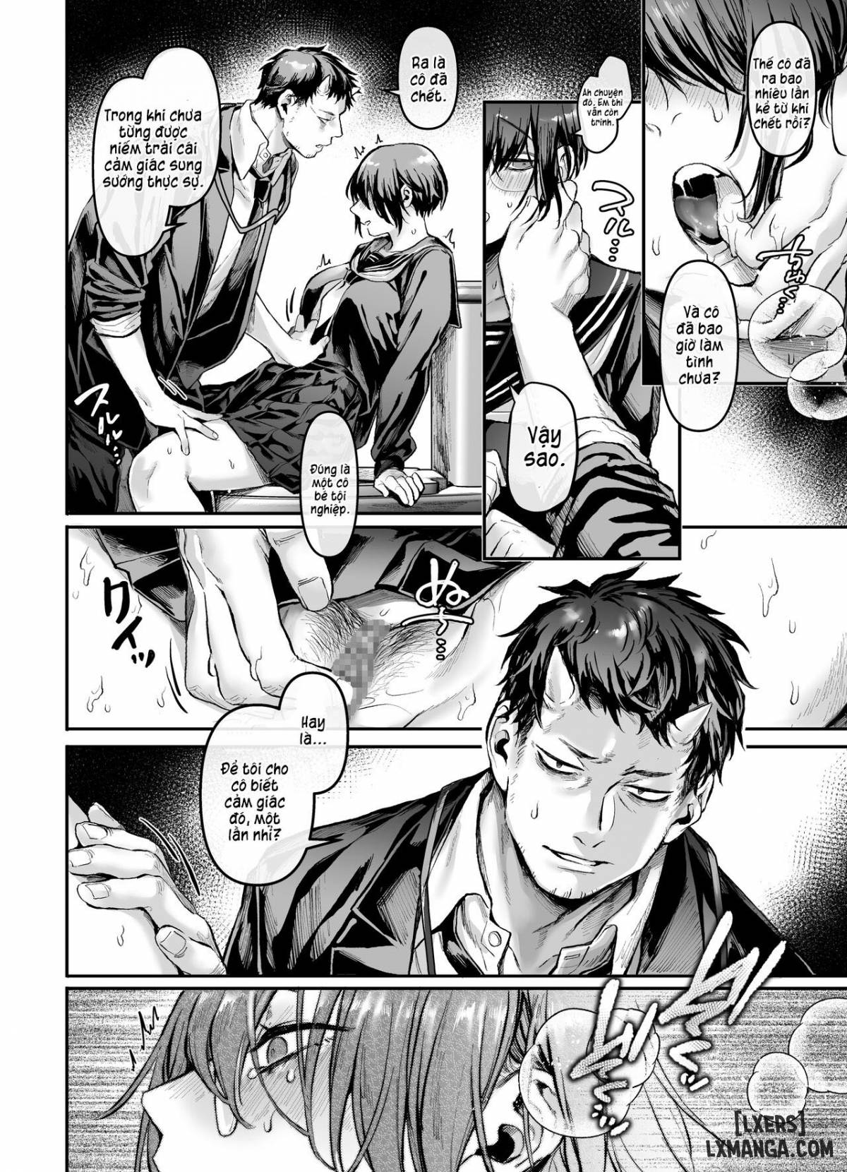HentaiVN.net - Ảnh 12 - Vong nữ trong nhà vệ sinh và anh nhân viên vong linh shop [Toile No Jimiko To Omukae No Gokusotsu] - Oneshot