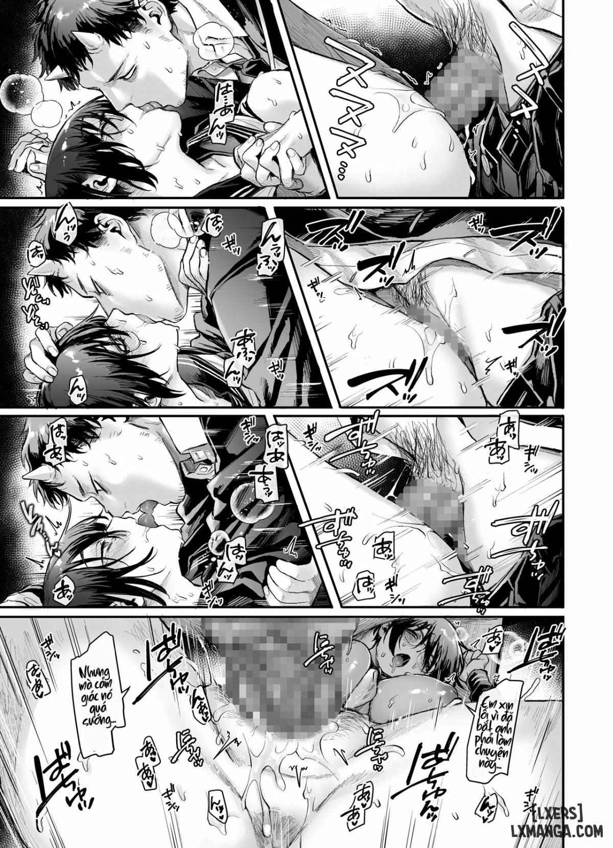 HentaiVN.net - Ảnh 23 - Vong nữ trong nhà vệ sinh và anh nhân viên vong linh shop [Toile No Jimiko To Omukae No Gokusotsu] - Oneshot