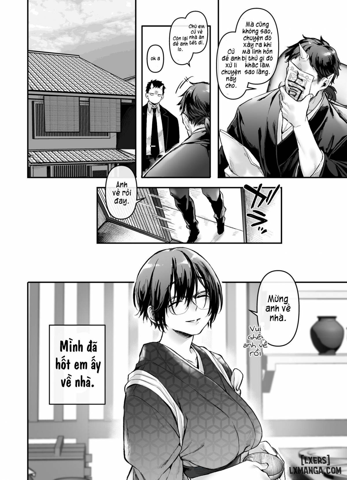 HentaiVN.net - Ảnh 36 - Vong nữ trong nhà vệ sinh và anh nhân viên vong linh shop [Toile No Jimiko To Omukae No Gokusotsu] - Oneshot