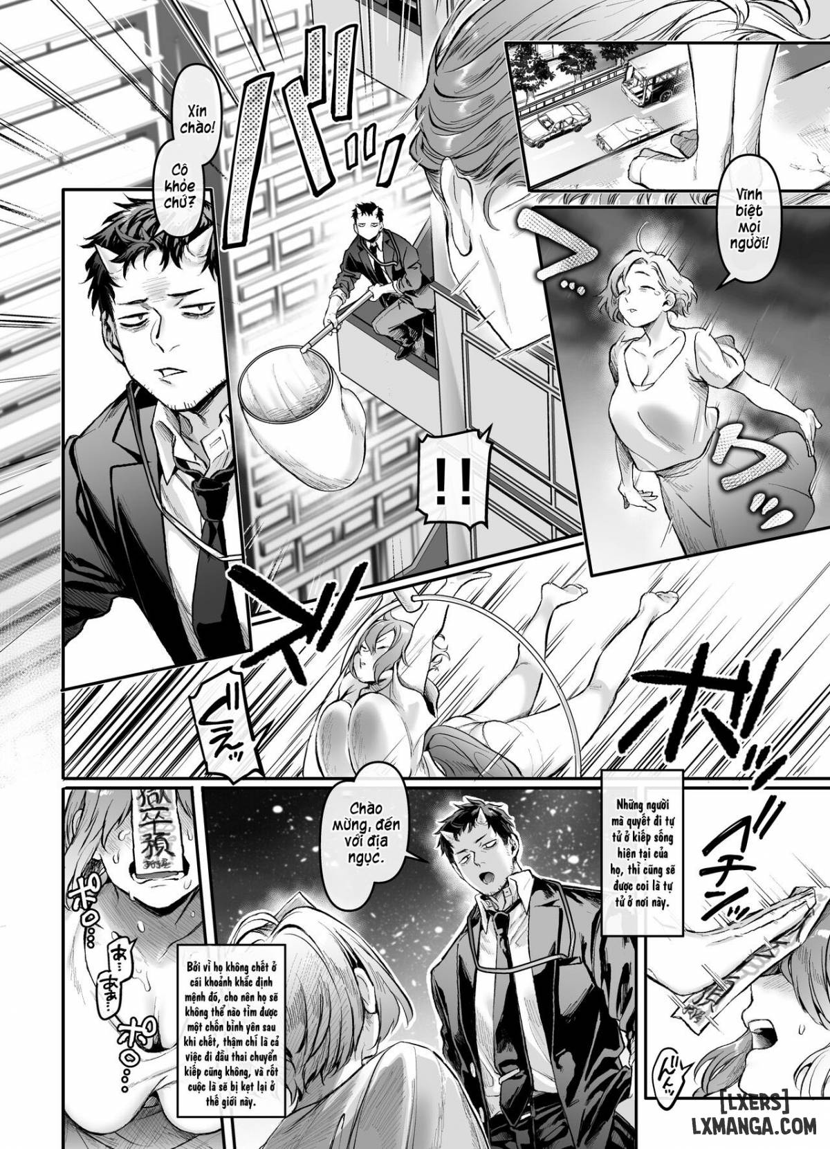 HentaiVN.net - Ảnh 4 - Vong nữ trong nhà vệ sinh và anh nhân viên vong linh shop [Toile No Jimiko To Omukae No Gokusotsu] - Oneshot