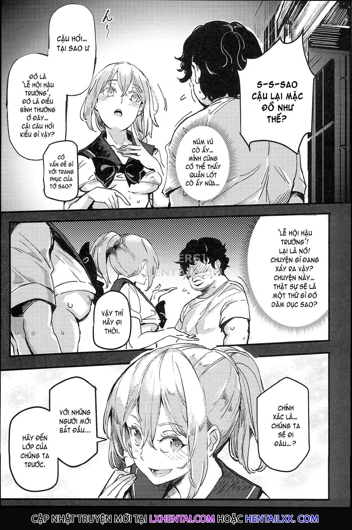 HentaiVN.net - Ảnh 14 - The Old School Building's Backstage Festival [Kyuu Kousha Ura Bunkasai] - Chap 1 -Sudden Invitation-