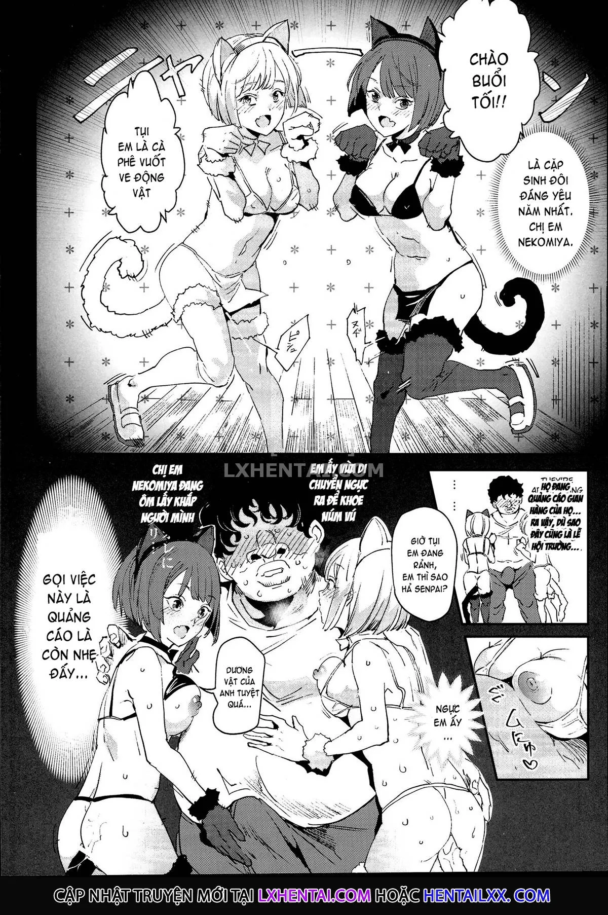 HentaiVN.net - Ảnh 15 - The Old School Building's Backstage Festival [Kyuu Kousha Ura Bunkasai] - Chap 2 - Is Your Order Mating? Animal Petting Cafe Edition