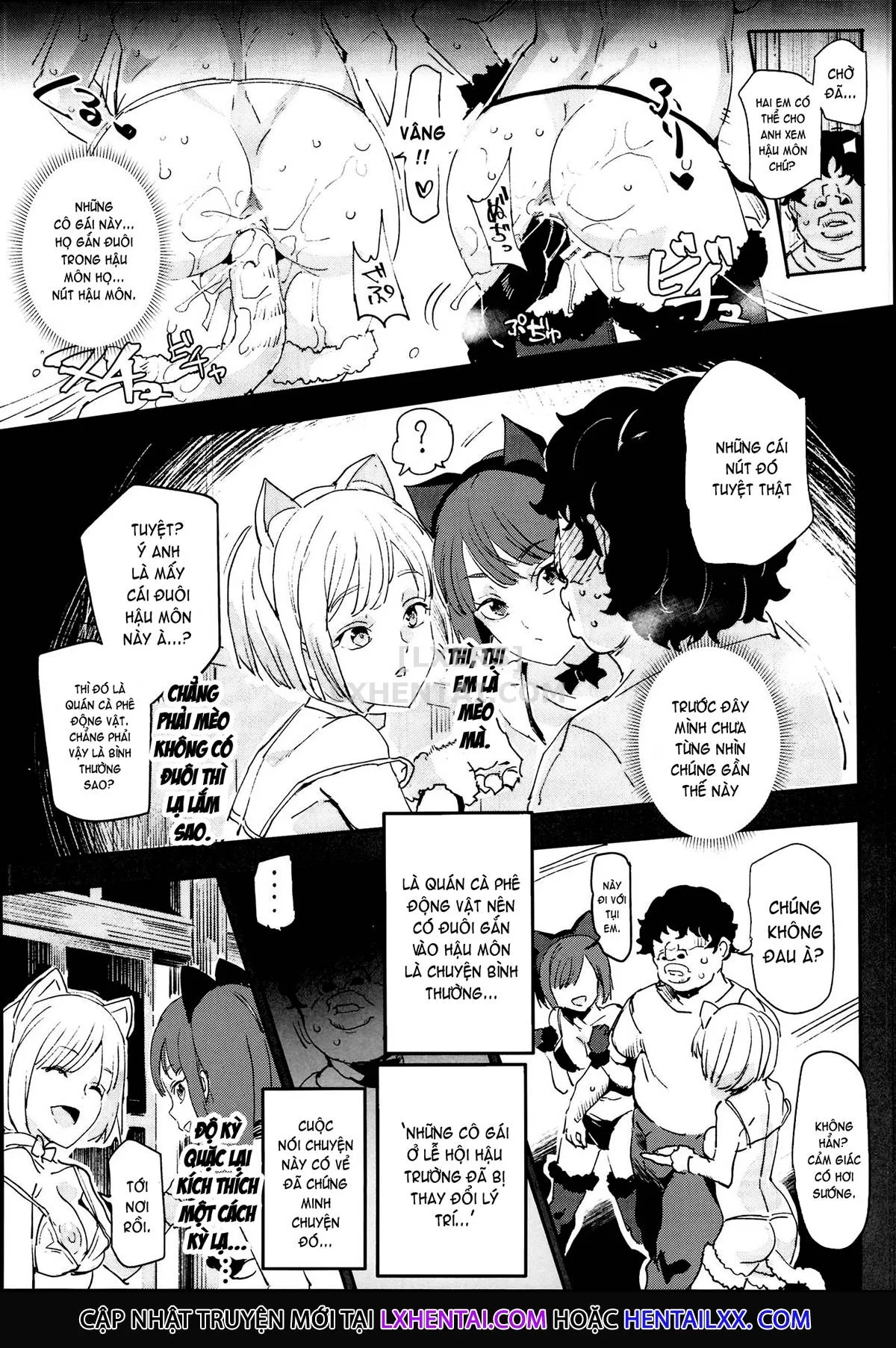 HentaiVN.net - Ảnh 16 - The Old School Building's Backstage Festival [Kyuu Kousha Ura Bunkasai] - Chap 2 - Is Your Order Mating? Animal Petting Cafe Edition