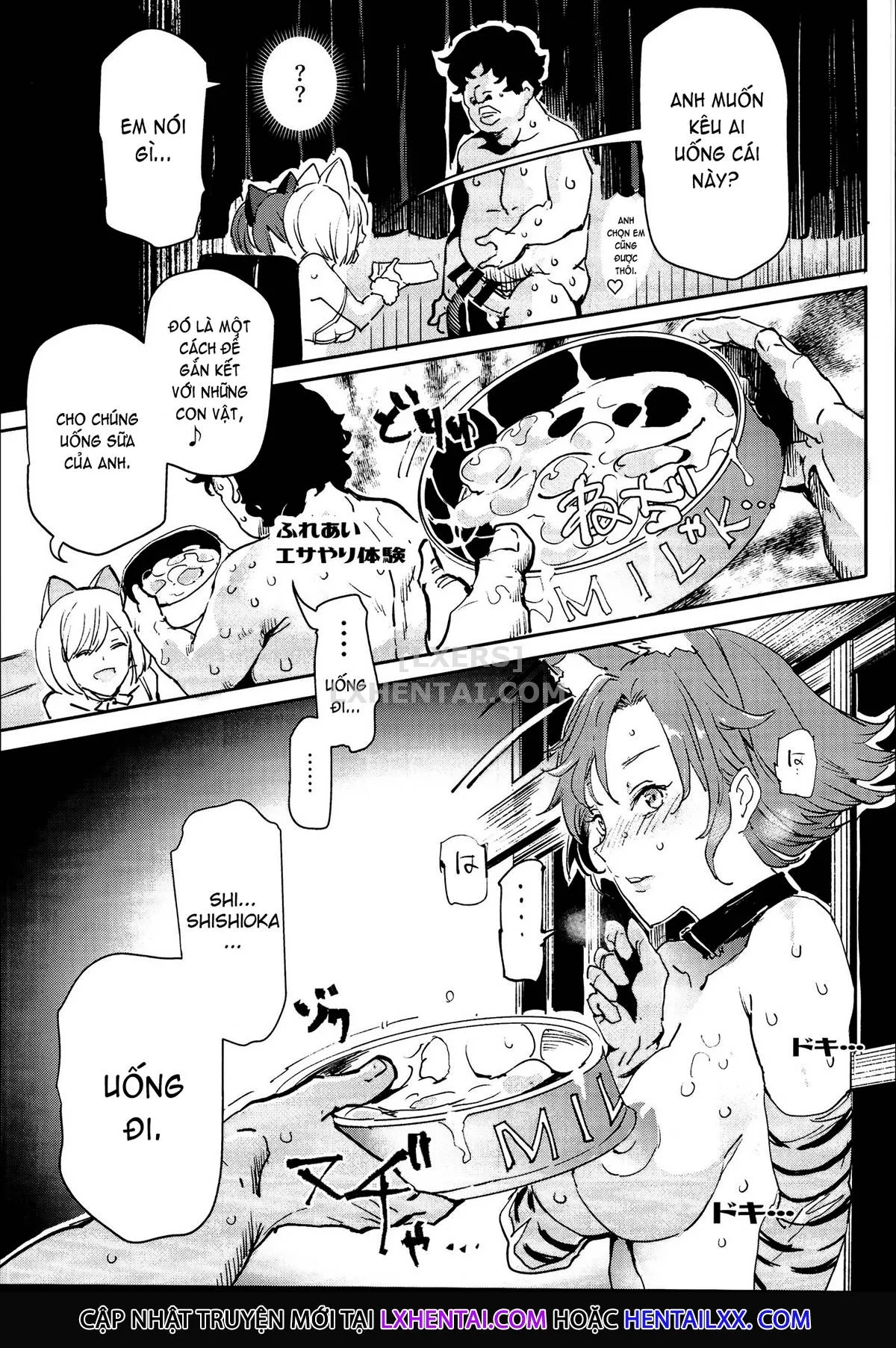 HentaiVN.net - Ảnh 22 - The Old School Building's Backstage Festival [Kyuu Kousha Ura Bunkasai] - Chap 2 - Is Your Order Mating? Animal Petting Cafe Edition