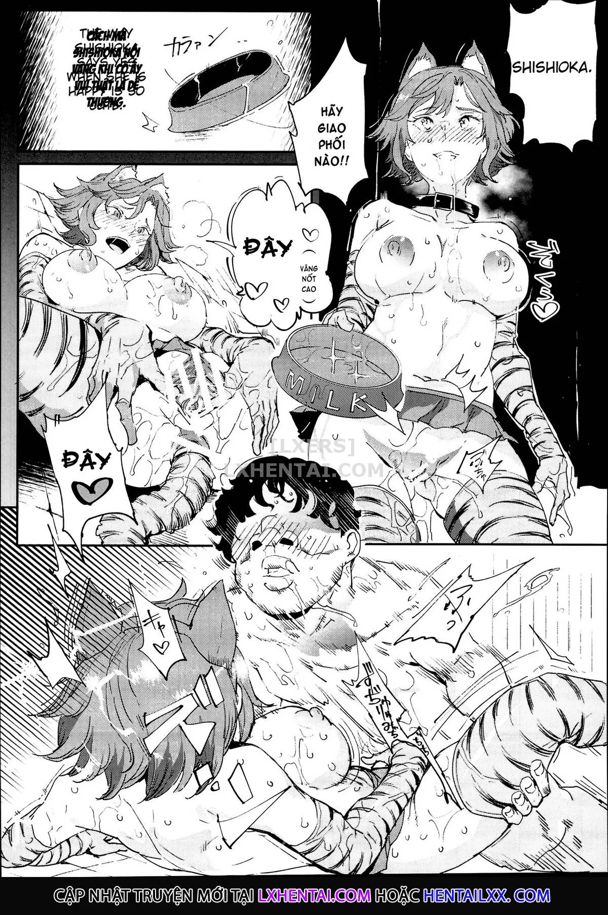 HentaiVN.net - Ảnh 27 - The Old School Building's Backstage Festival [Kyuu Kousha Ura Bunkasai] - Chap 2 - Is Your Order Mating? Animal Petting Cafe Edition