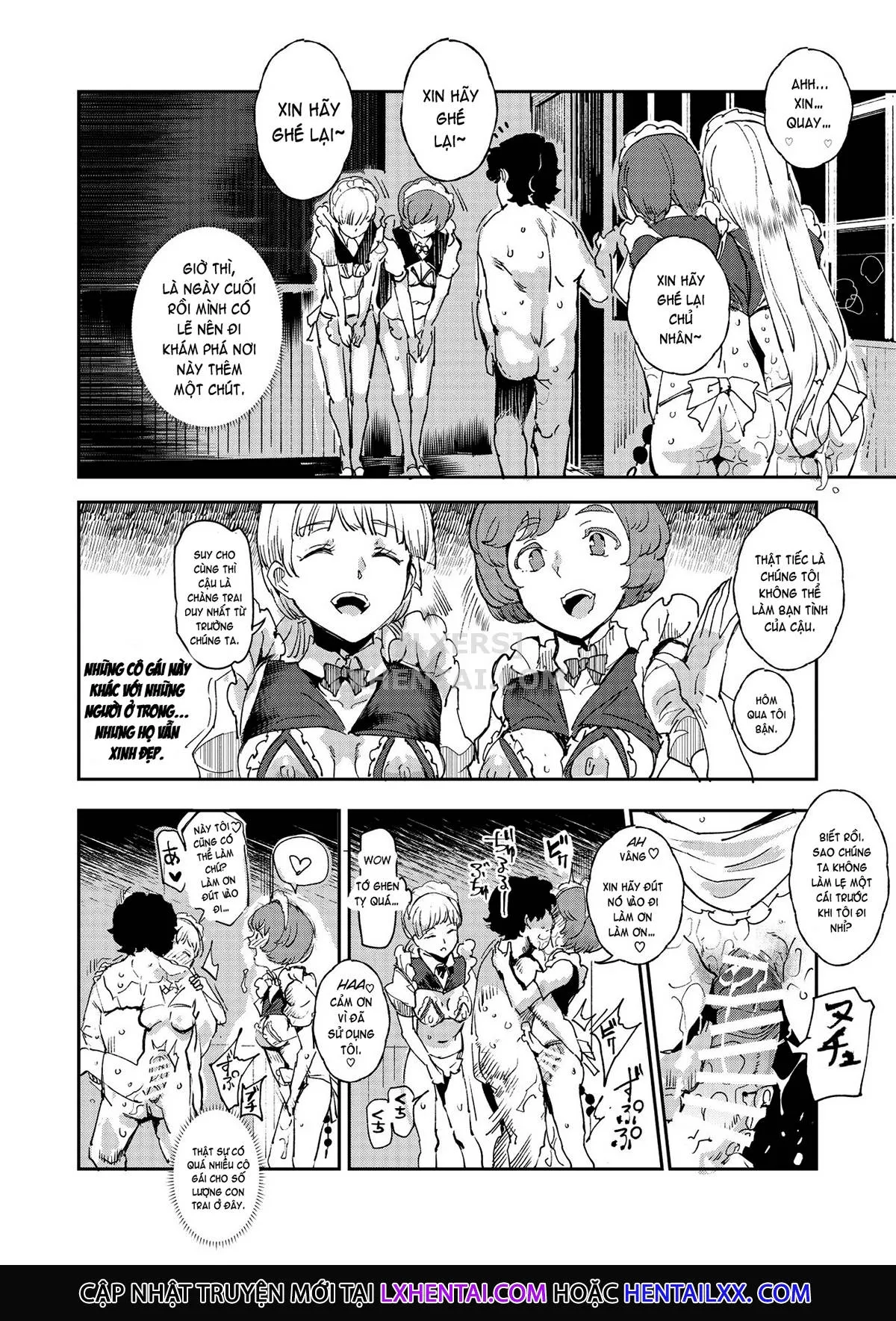 HentaiVN.net - Ảnh 14 - The Old School Building's Backstage Festival [Kyuu Kousha Ura Bunkasai] - Chap 3 - Sunday Edition: All Of You Will Be My Meat Urinals Forever