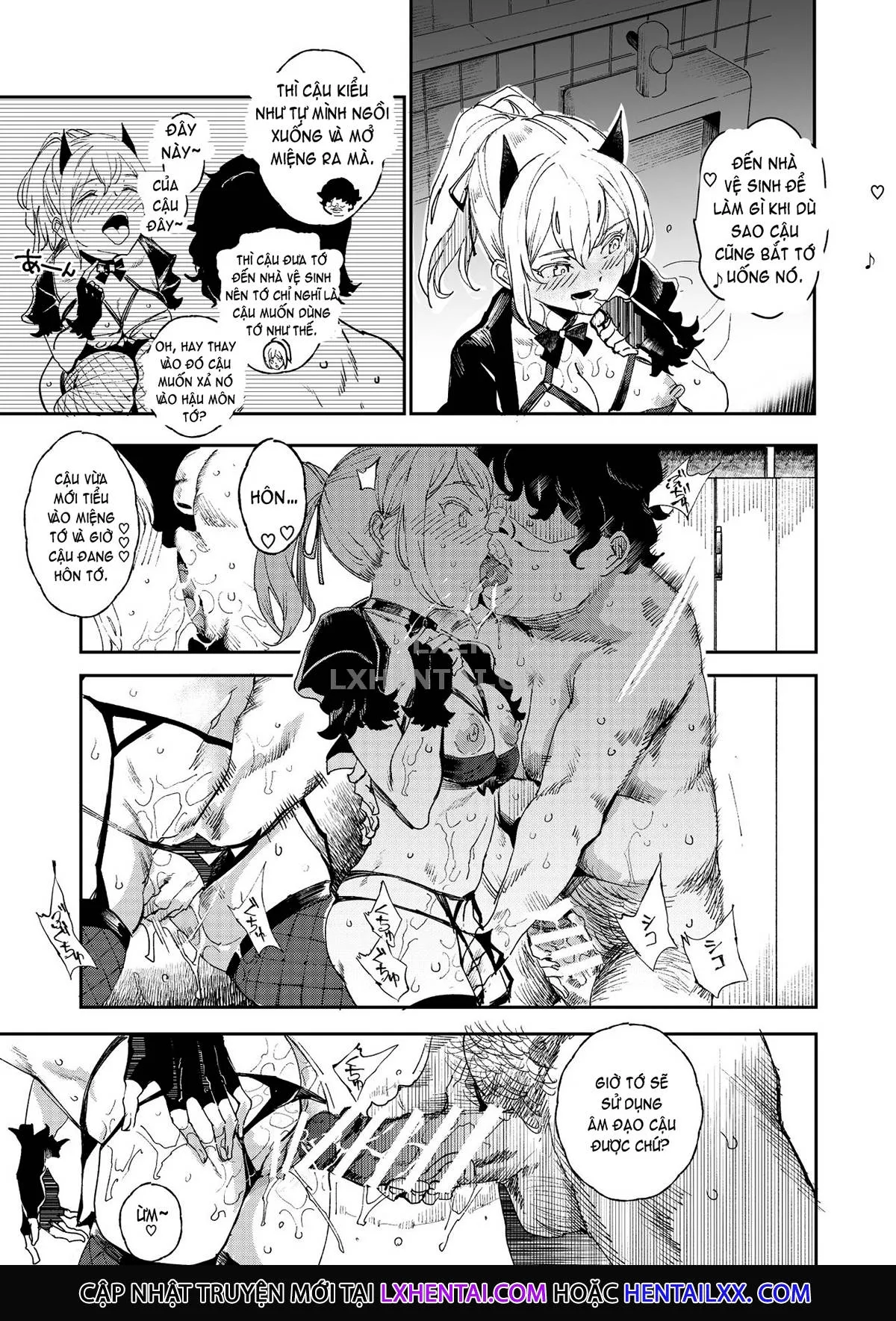HentaiVN.net - Ảnh 27 - The Old School Building's Backstage Festival [Kyuu Kousha Ura Bunkasai] - Chap 3 - Sunday Edition: All Of You Will Be My Meat Urinals Forever