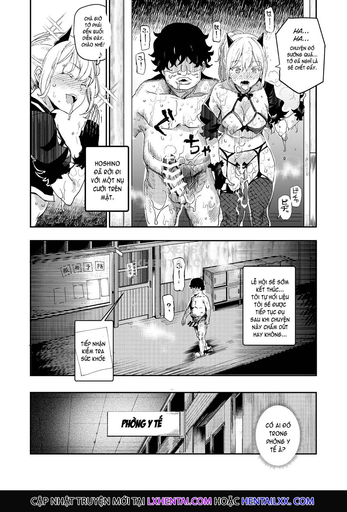HentaiVN.net - Ảnh 30 - The Old School Building's Backstage Festival [Kyuu Kousha Ura Bunkasai] - Chap 3 - Sunday Edition: All Of You Will Be My Meat Urinals Forever