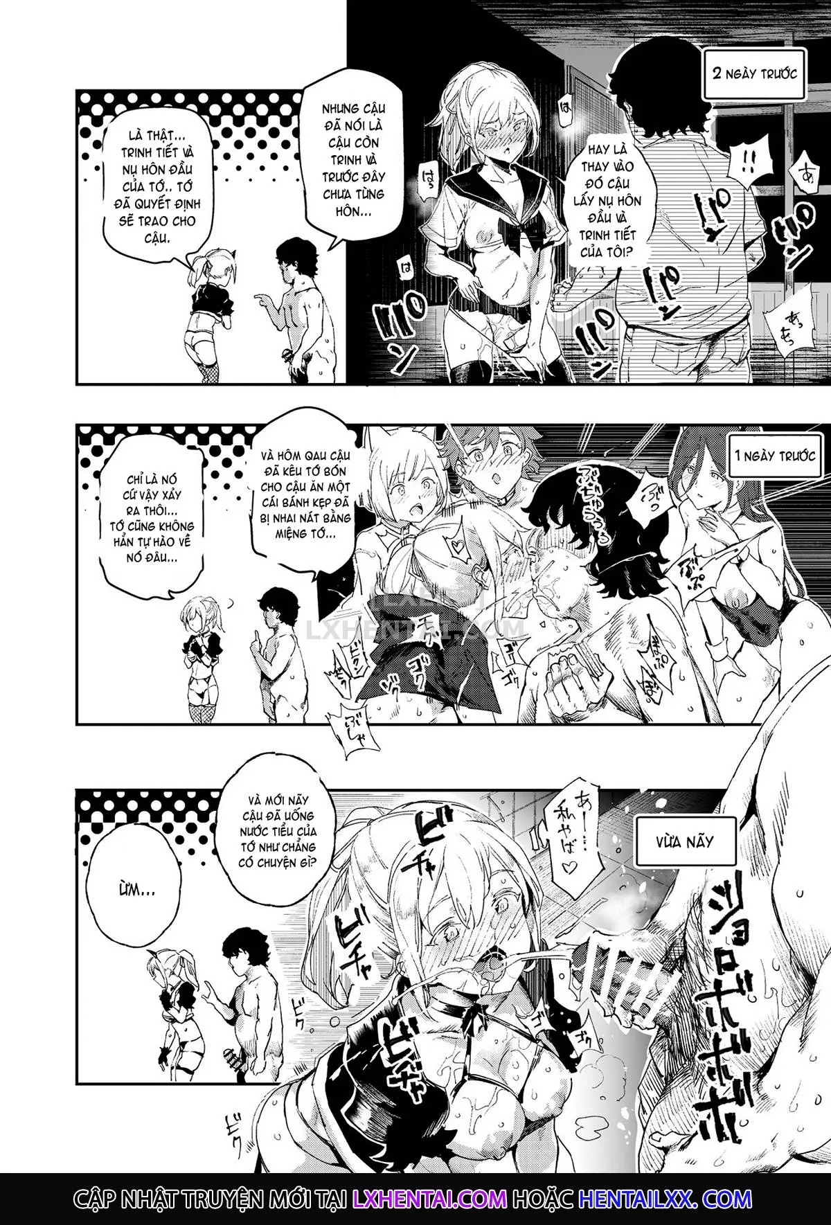 HentaiVN.net - Ảnh 44 - The Old School Building's Backstage Festival [Kyuu Kousha Ura Bunkasai] - Chap 3 - Sunday Edition: All Of You Will Be My Meat Urinals Forever
