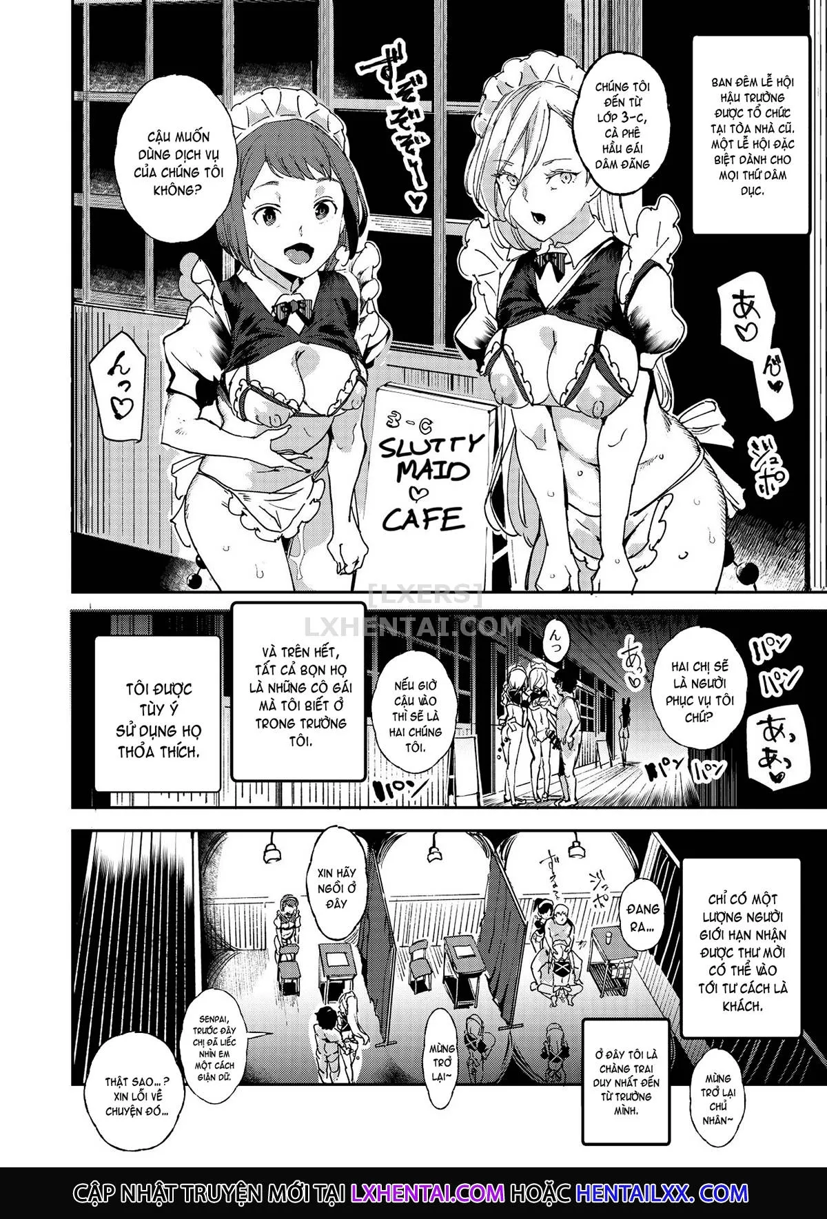 HentaiVN.net - Ảnh 8 - The Old School Building's Backstage Festival [Kyuu Kousha Ura Bunkasai] - Chap 3 - Sunday Edition: All Of You Will Be My Meat Urinals Forever