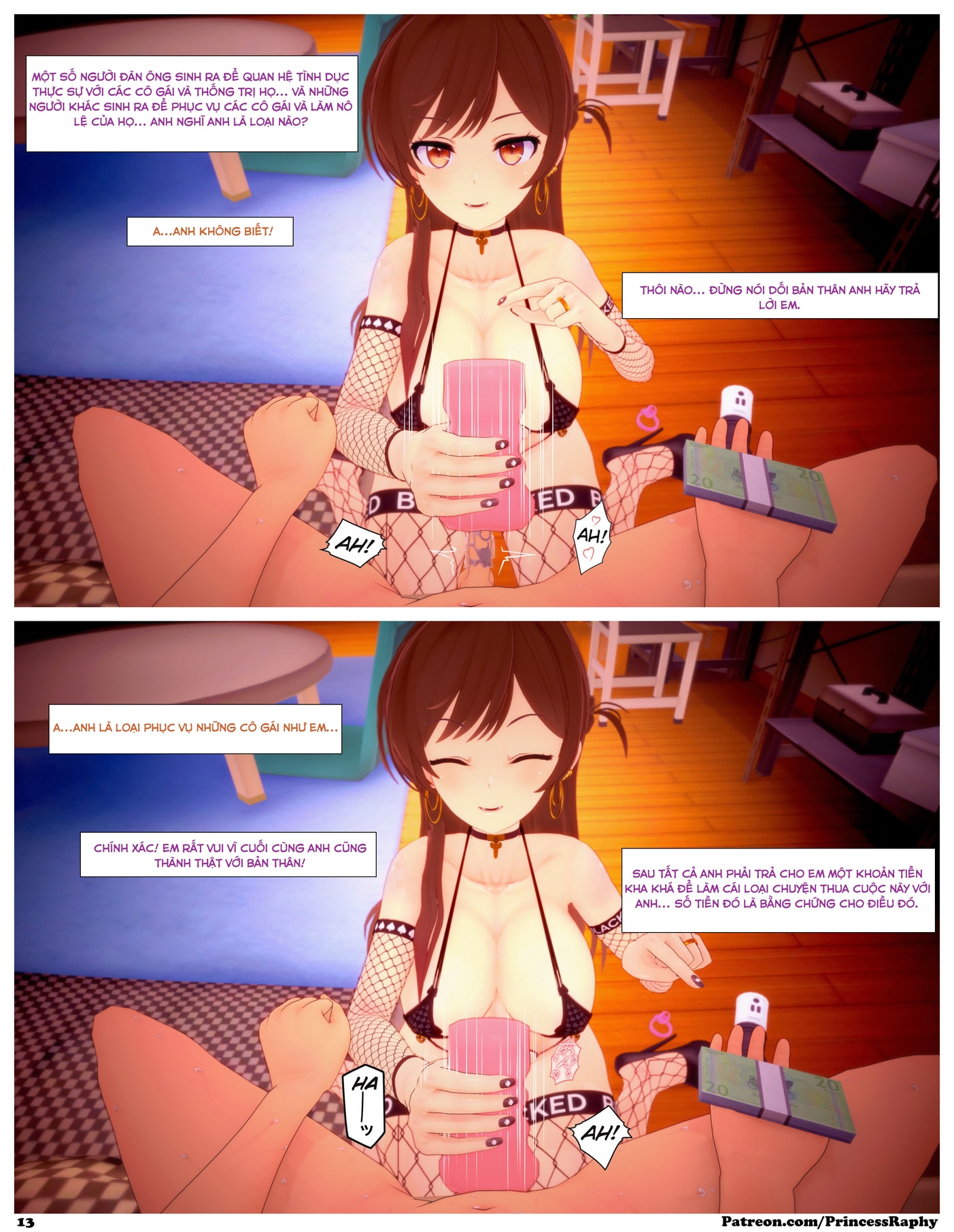 HentaiVN.net - Ảnh 15 - Rent a BLACKED girlfriend - Oneshot
