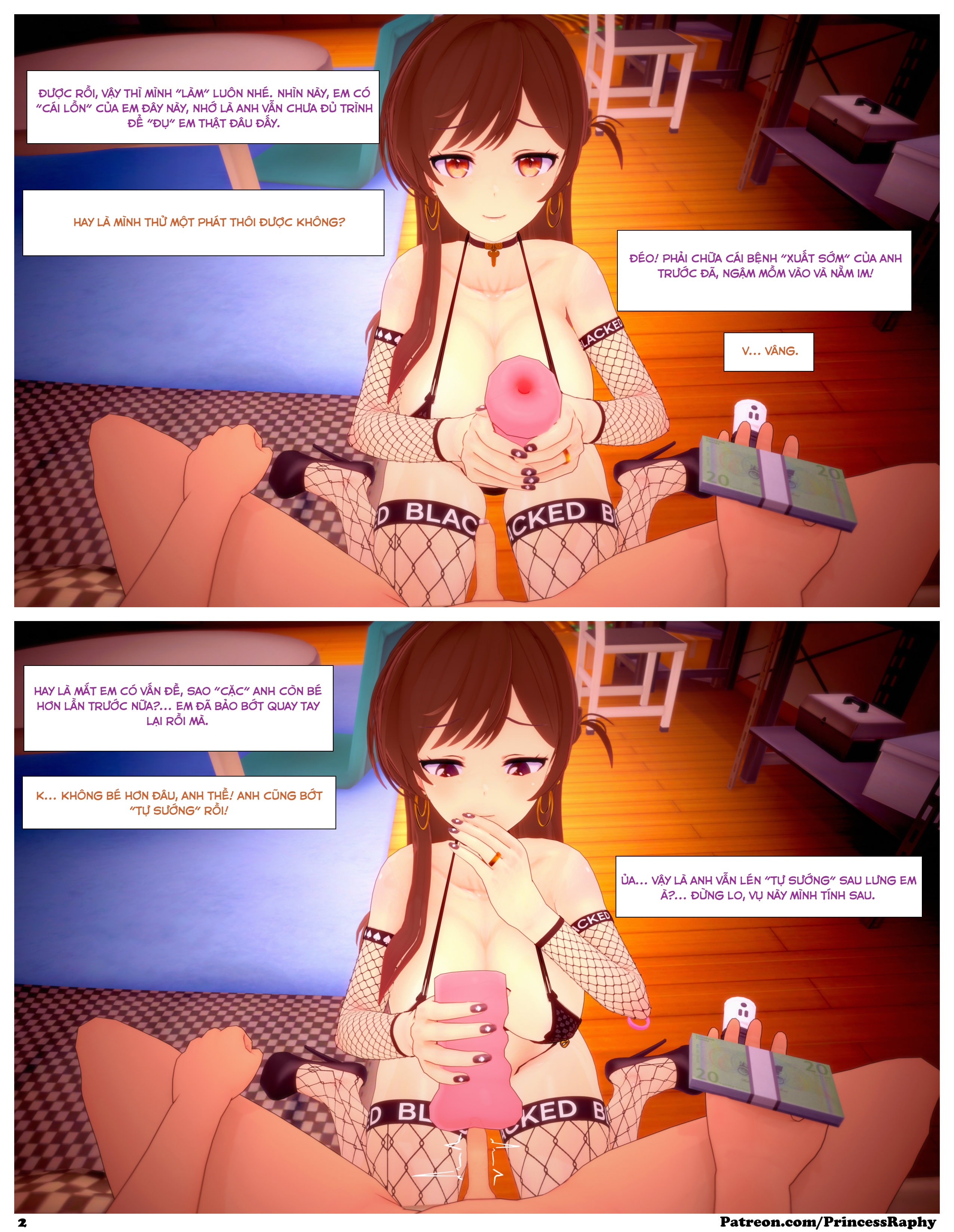 HentaiVN.net - Ảnh 4 - Rent a BLACKED girlfriend - Oneshot