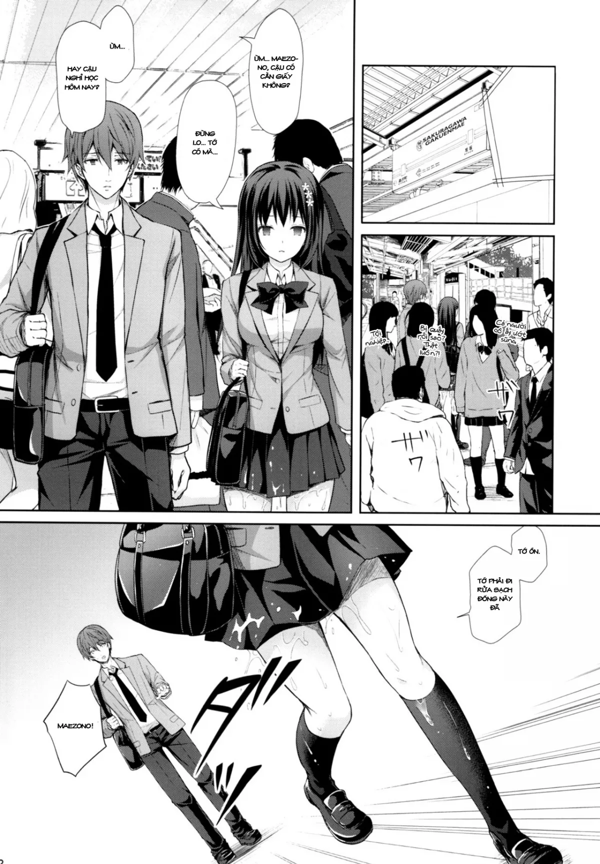 HentaiVN.net - Ảnh 22 - Kẻ quấy rối vô liêm sỉ [Chijoku no Chikan Densha ~Watashi, Sukina Hito no Soba de Chikan Saremashita~, Shameless Molester on Train] - Chap 1