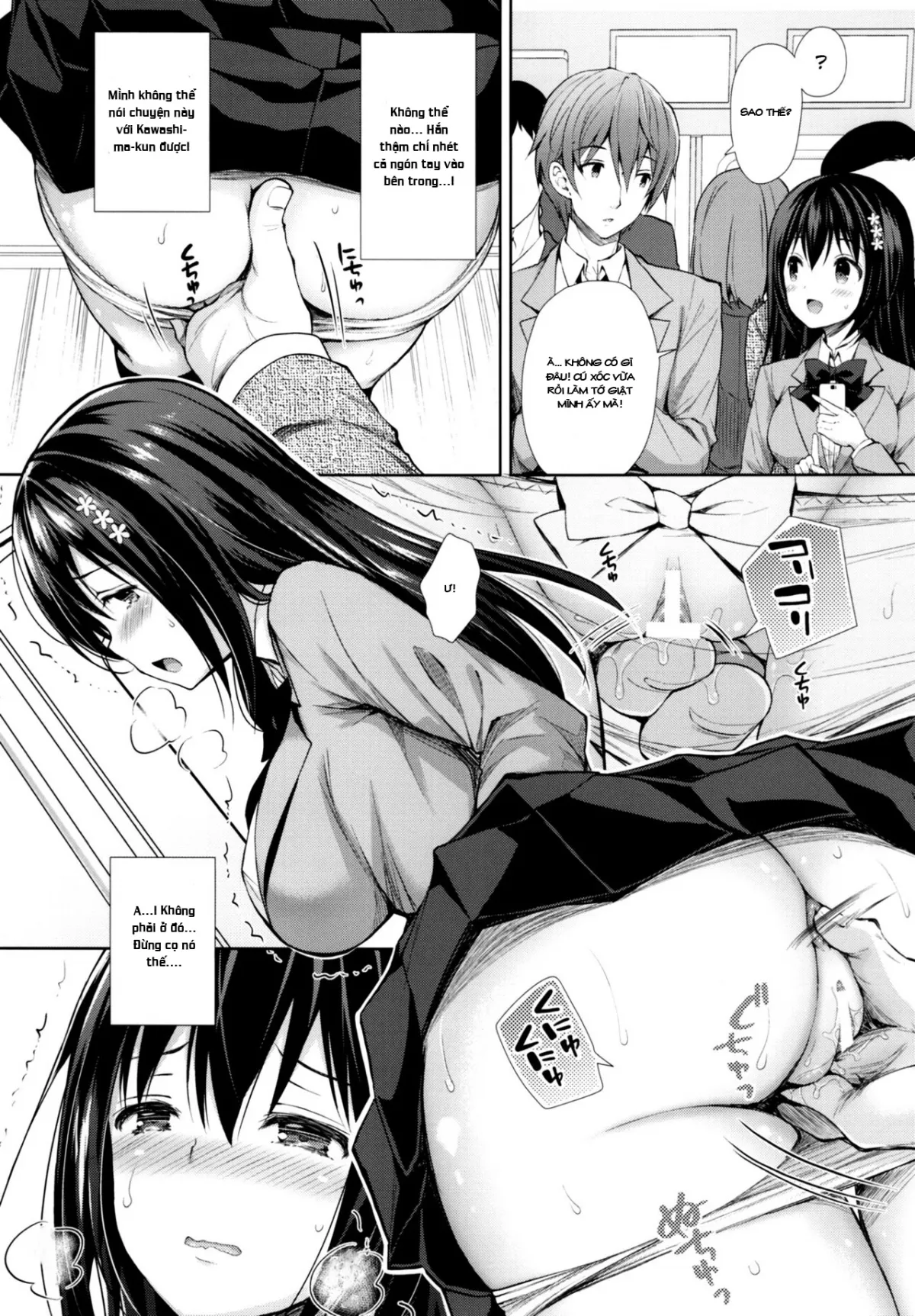 HentaiVN.net - Ảnh 8 - Kẻ quấy rối vô liêm sỉ [Chijoku no Chikan Densha ~Watashi, Sukina Hito no Soba de Chikan Saremashita~, Shameless Molester on Train] - Chap 1