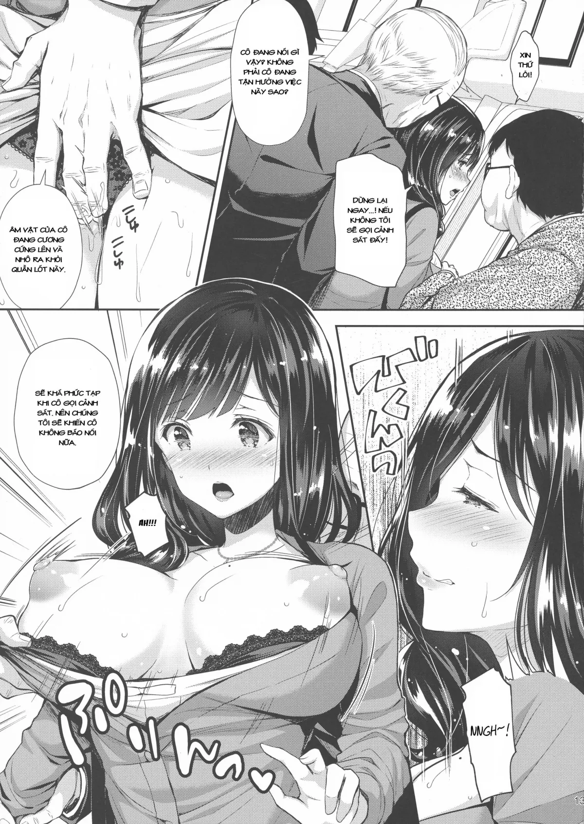 HentaiVN.net - Ảnh 13 - Kẻ quấy rối vô liêm sỉ [Chijoku no Chikan Densha ~Watashi, Sukina Hito no Soba de Chikan Saremashita~, Shameless Molester on Train] - Chap 3