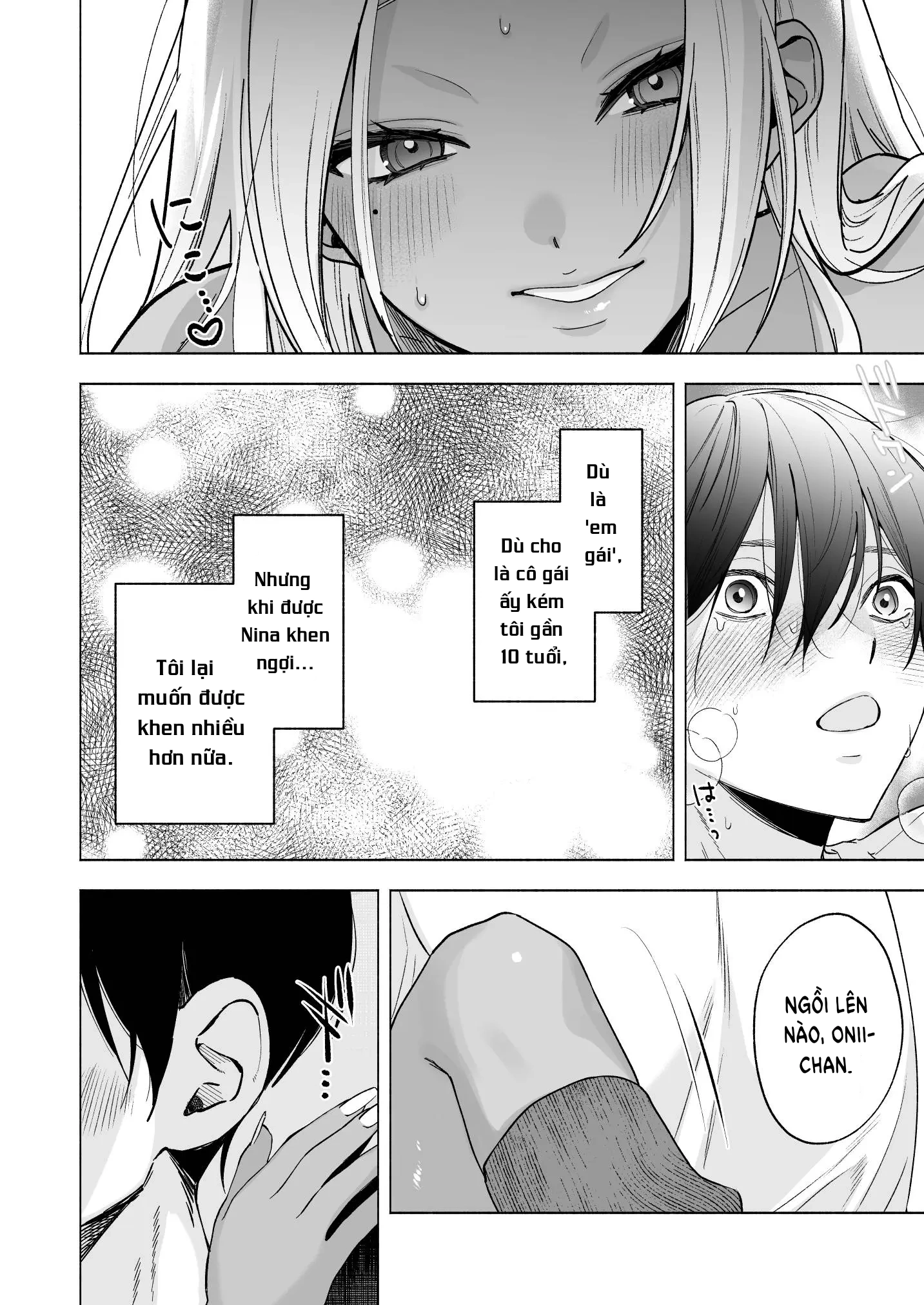HentaiVN.net - Ảnh 41 - Cô em gái kế gyaru da ngăm ngực khủng muốn vắt kiệt tinh dịch của tôi một cách dịu dàng - Oneshot