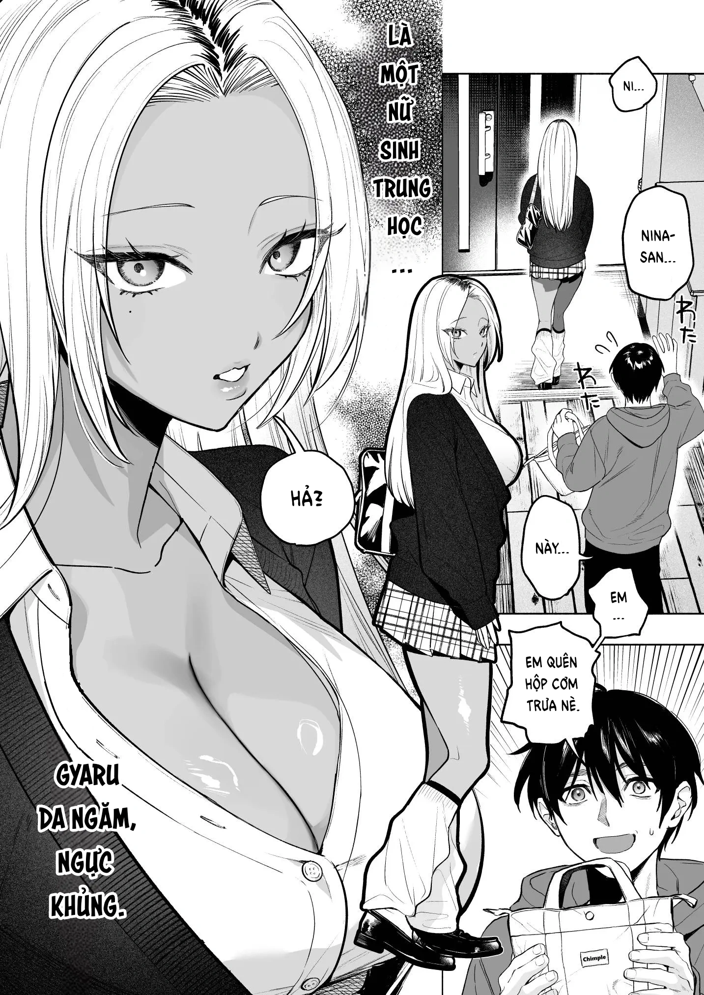HentaiVN.net - Ảnh 6 - Cô em gái kế gyaru da ngăm ngực khủng muốn vắt kiệt tinh dịch của tôi một cách dịu dàng - Oneshot