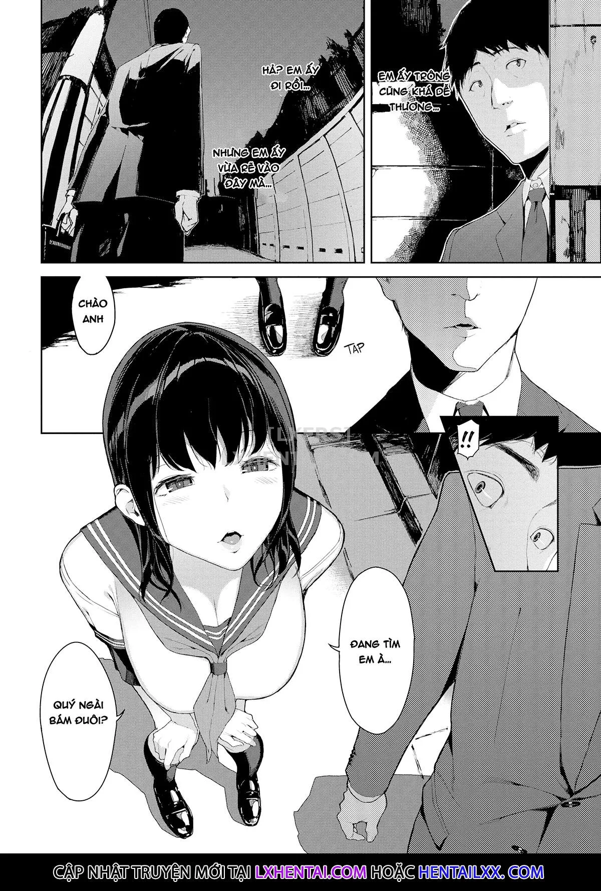 HentaiVN.net - Ảnh 4 - Viewer Discretion Advised [Something is Lurking; Last Train; Princess of the River; The Spider's Web; Stigmatized Property; Yamatsumi; Right Behind You; Baku; The Way Home; Together Forever...] - Chap 1 - The Way Home