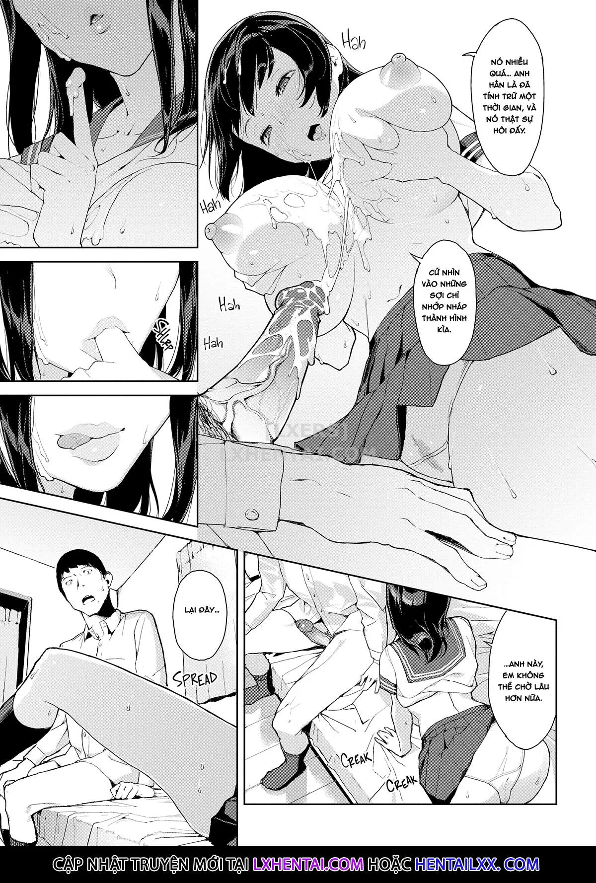 HentaiVN.net - Ảnh 9 - Viewer Discretion Advised [Something is Lurking; Last Train; Princess of the River; The Spider's Web; Stigmatized Property; Yamatsumi; Right Behind You; Baku; The Way Home; Together Forever...] - Chap 1 - The Way Home