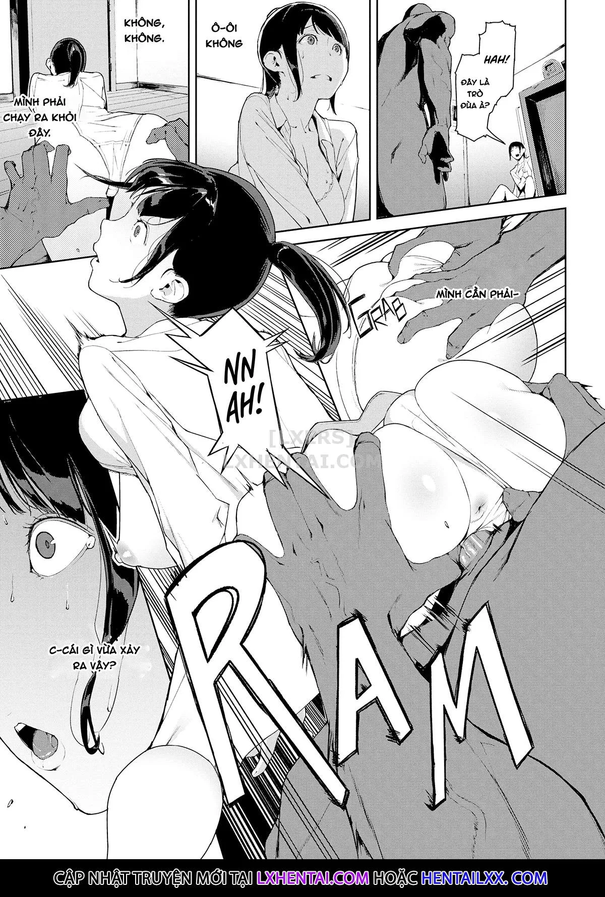 HentaiVN.net - Ảnh 8 - Viewer Discretion Advised [Something is Lurking; Last Train; Princess of the River; The Spider's Web; Stigmatized Property; Yamatsumi; Right Behind You; Baku; The Way Home; Together Forever...] - Chap 3 - Right Behind You