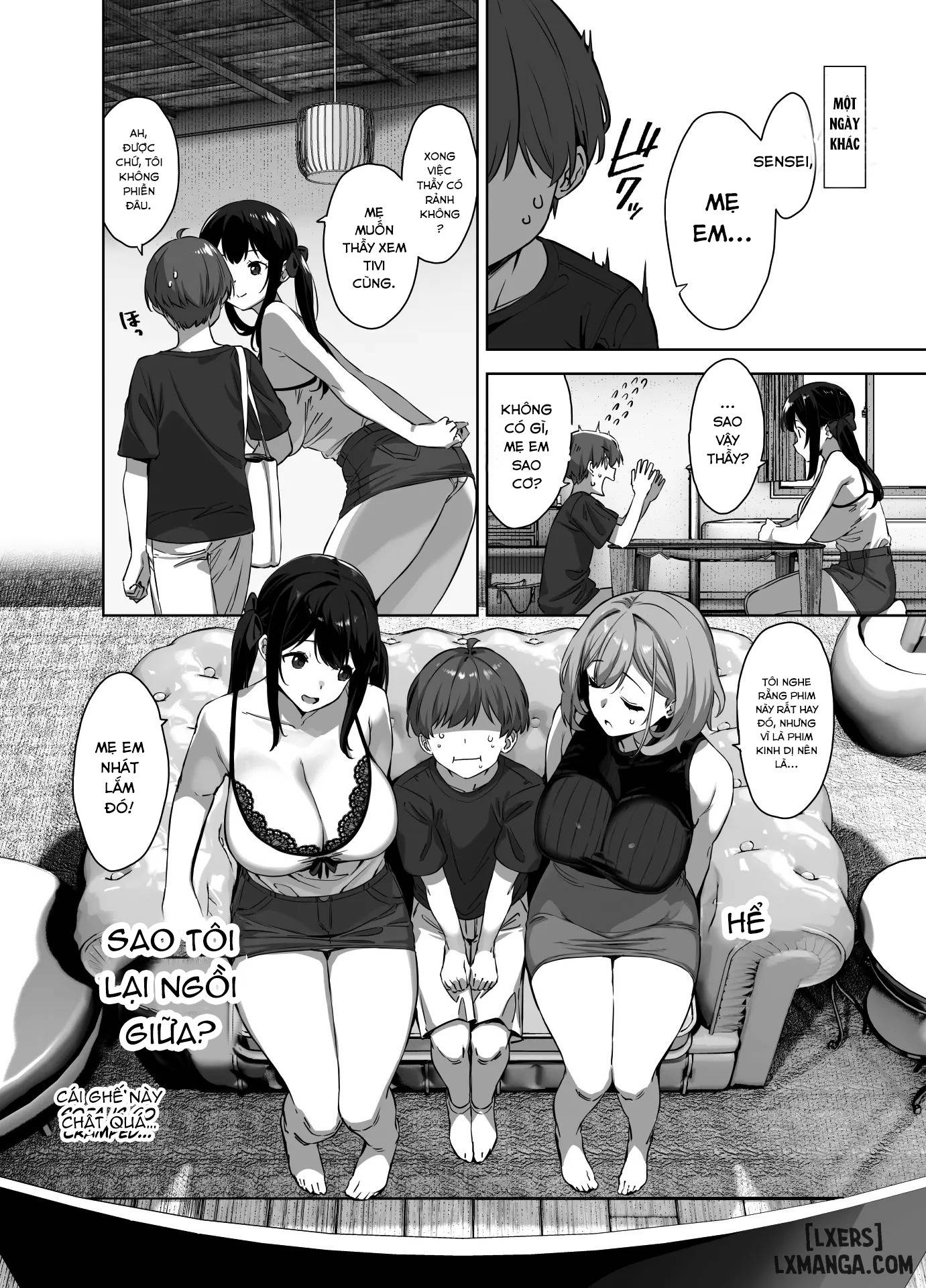 HentaiVN.net - Ảnh 25 - Natsu to Inaka to Yuuwaku shite kuru Dekkai Oshiego 2 - Phần 2
