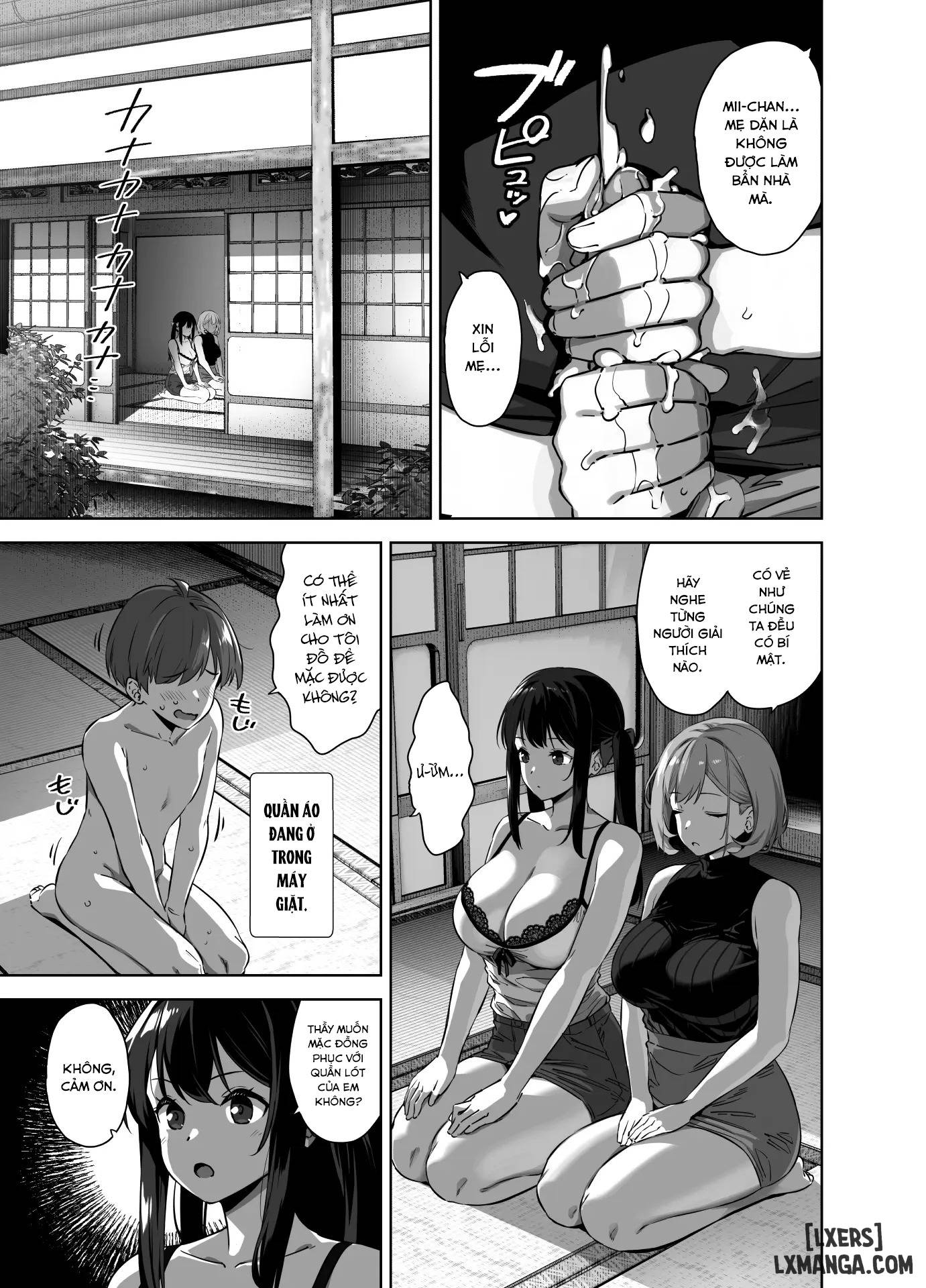 HentaiVN.net - Ảnh 30 - Natsu to Inaka to Yuuwaku shite kuru Dekkai Oshiego 2 - Phần 2