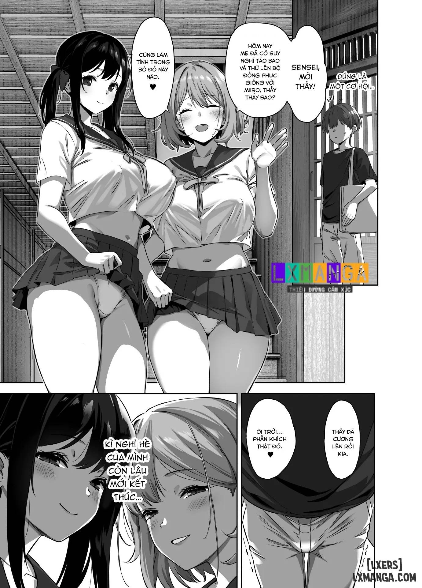 HentaiVN.net - Ảnh 49 - Natsu to Inaka to Yuuwaku shite kuru Dekkai Oshiego 2 - Phần 2