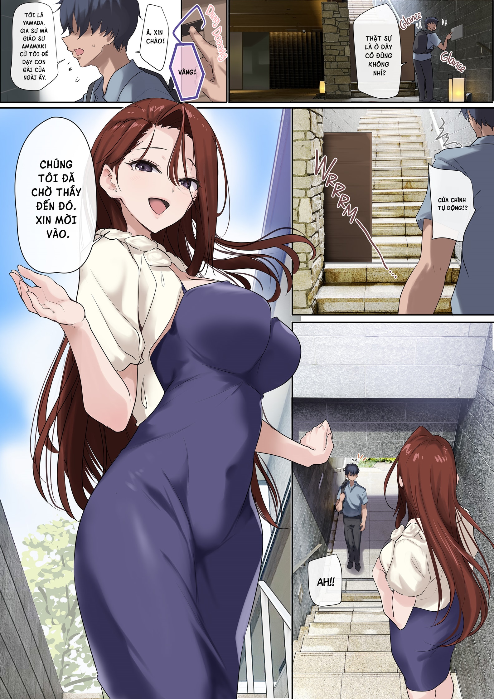 HentaiVN.net - Ảnh 27 - Thầy giáo trai tân và quý bà phu nhân dâm loạn - Chap 1
