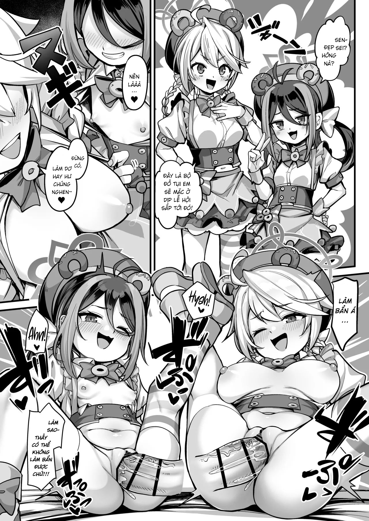 HentaiVN.net - Ảnh 31 - Ông can lười gặp ông khầy sếch! Cả ông can hậu đậu nữa - Chap 2: fubủki, kirino và nguyên cái đồn ông can