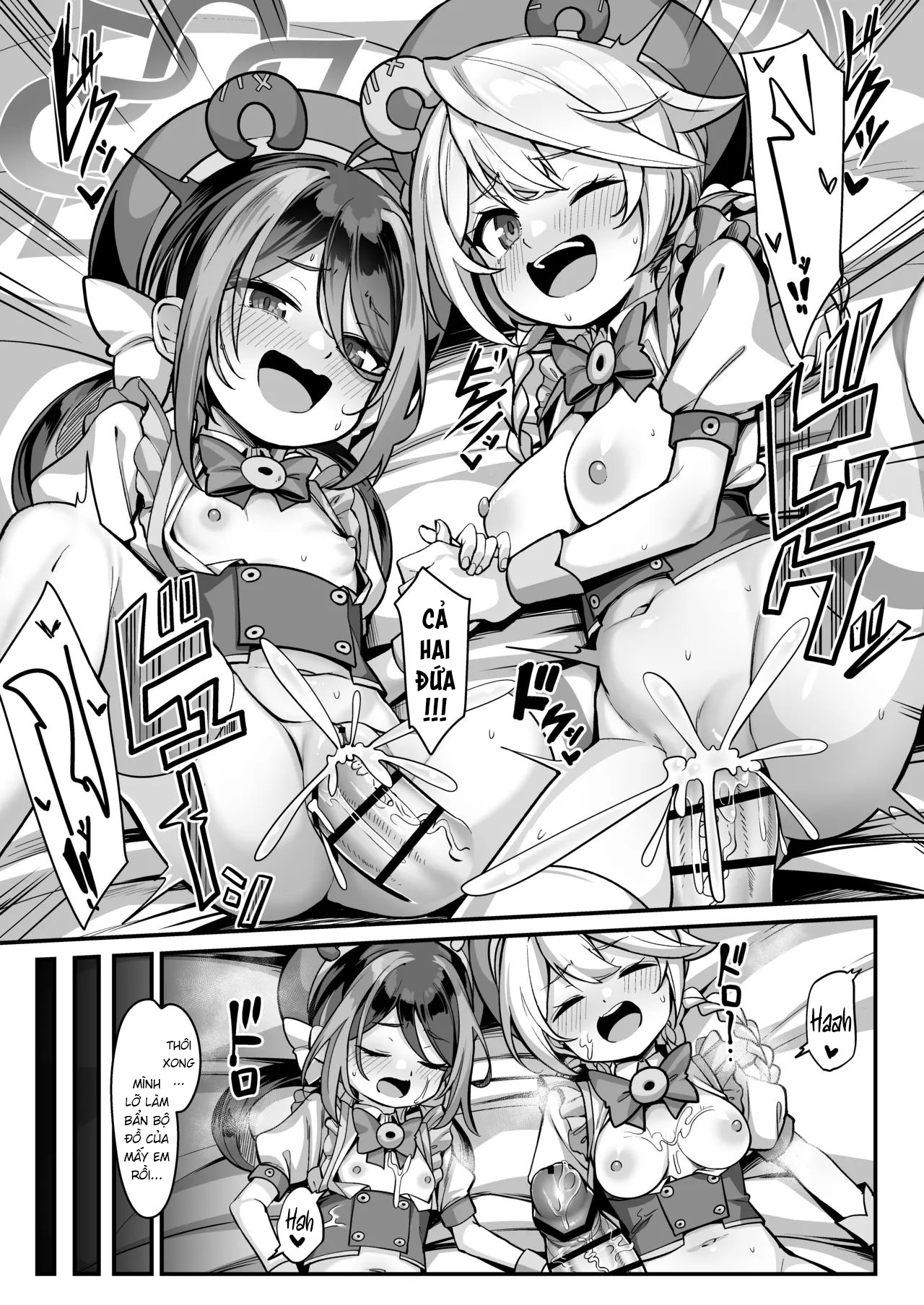 HentaiVN.net - Ảnh 34 - Ông can lười gặp ông khầy sếch! Cả ông can hậu đậu nữa - Chap 2: fubủki, kirino và nguyên cái đồn ông can
